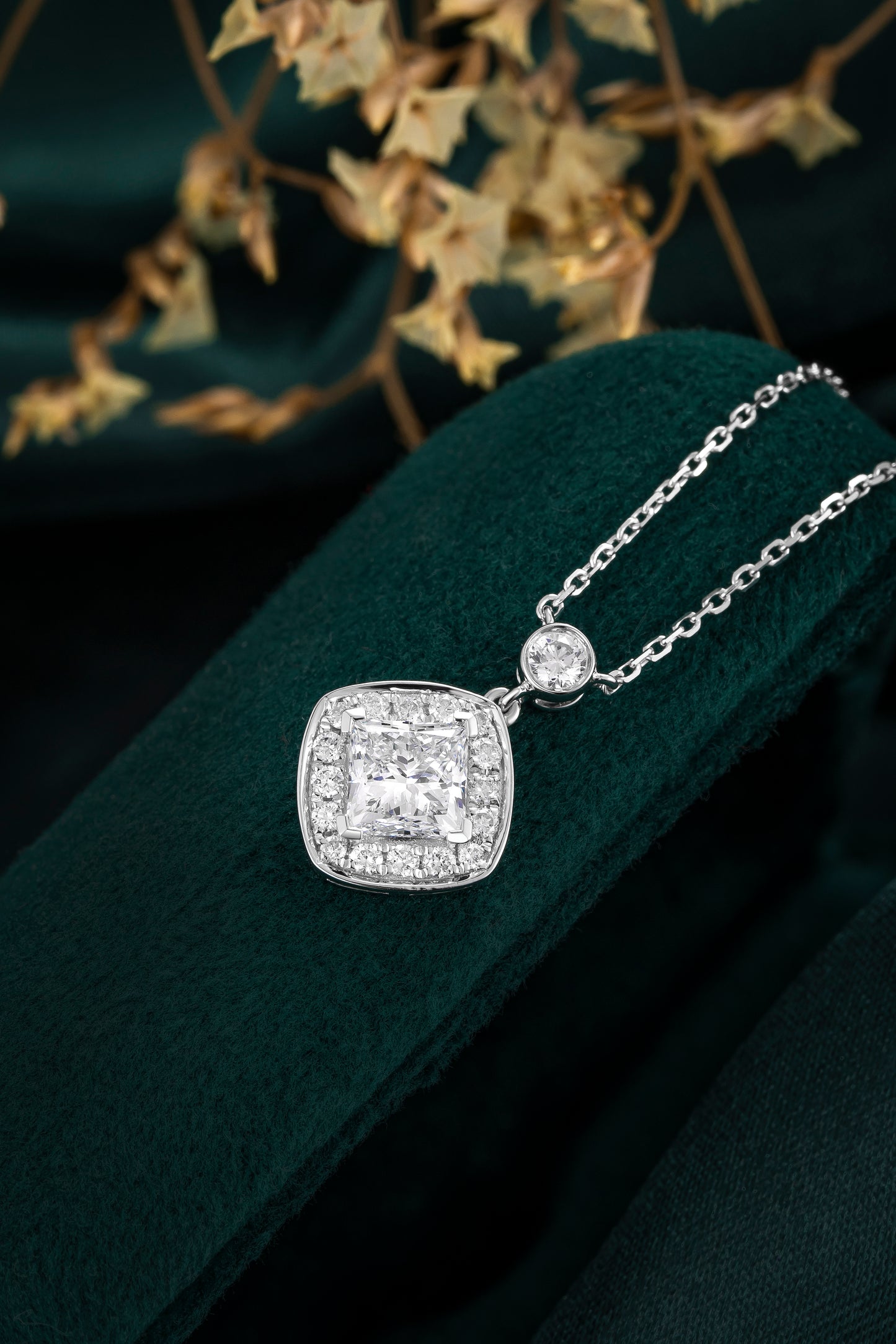 Lab Grown Diamond Necklace-ZBN0066