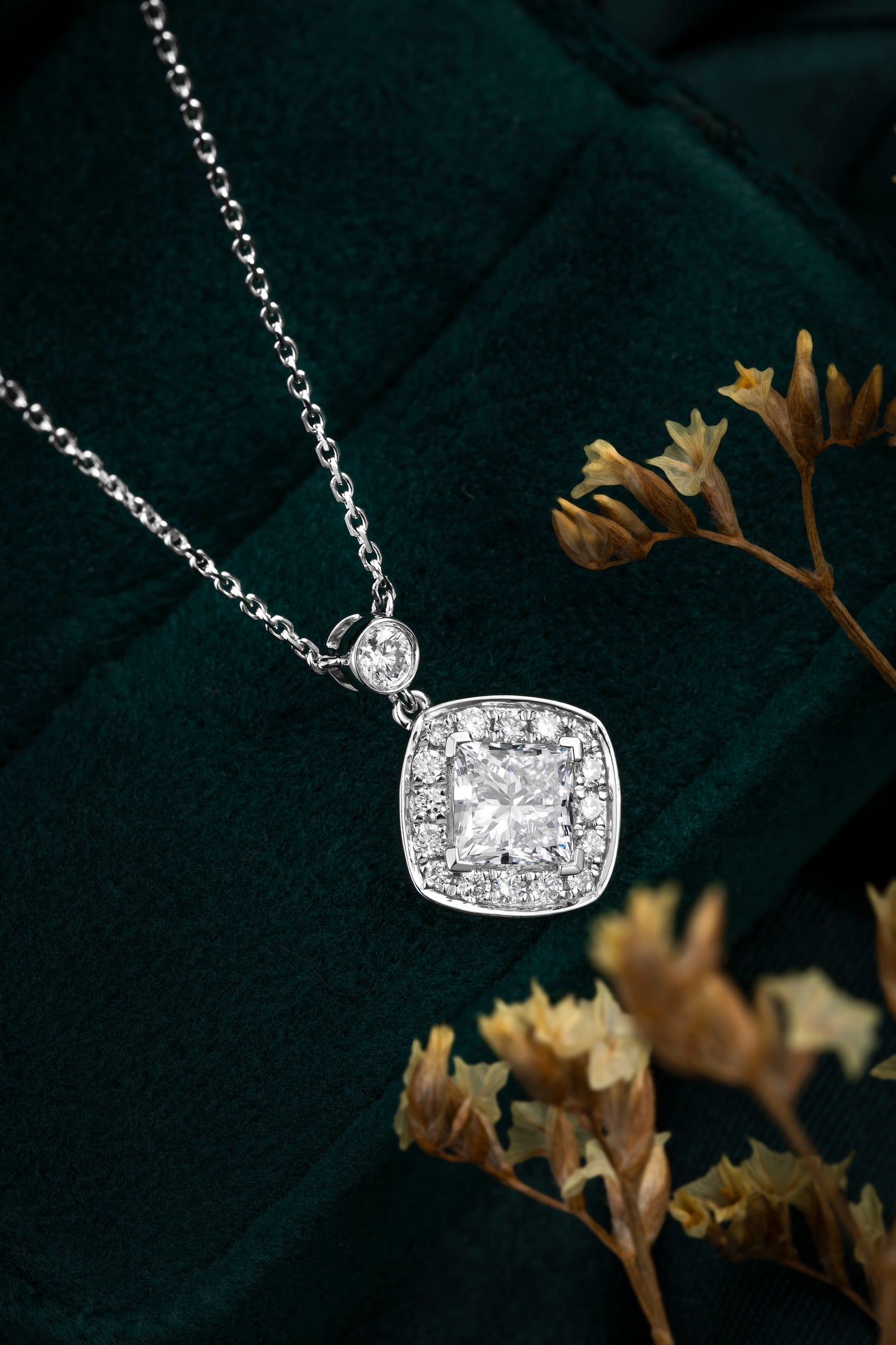 Lab Grown Diamond Necklace-ZBN0066