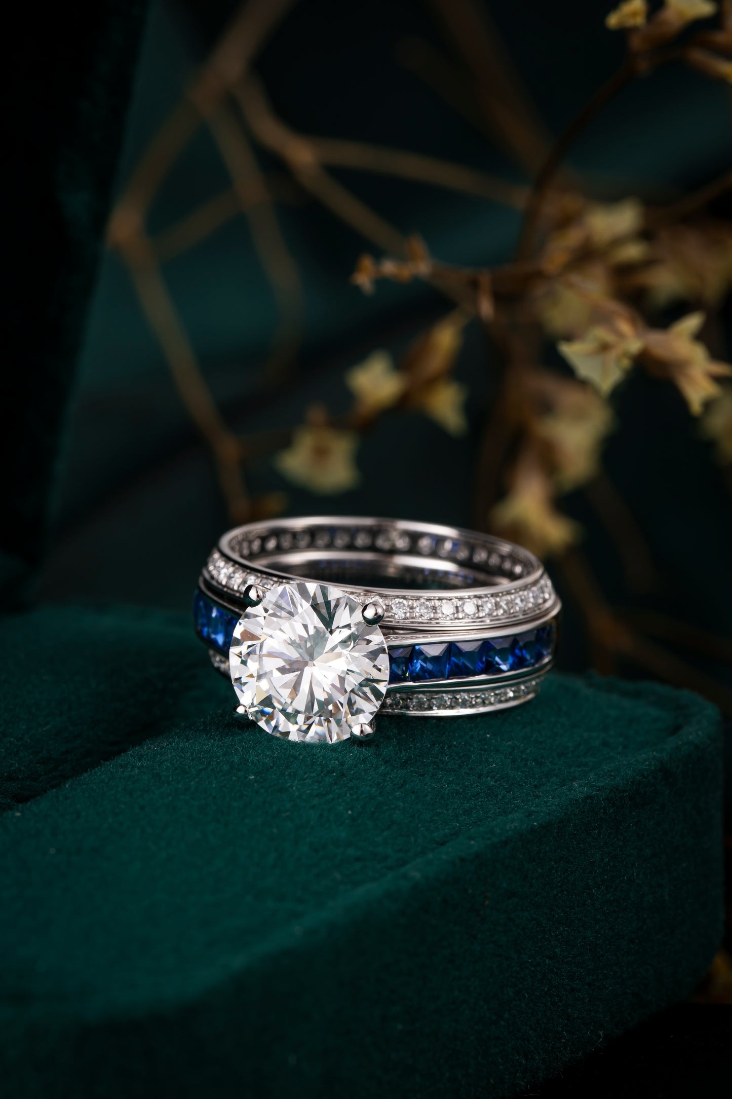 Lab Grown Diamond Ring-ZBR0212-2.70CT