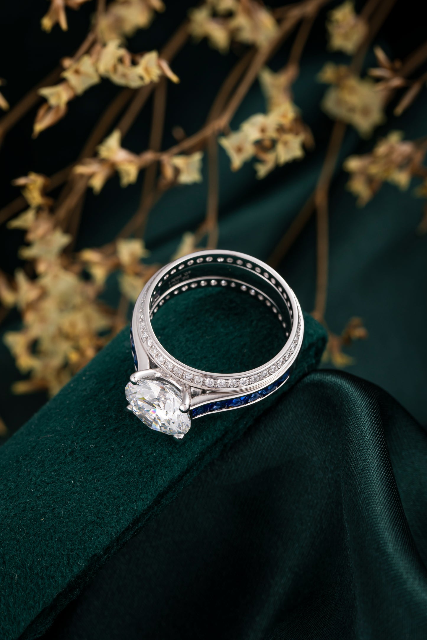 Lab Grown Diamond Ring-ZBR0212-2.70CT