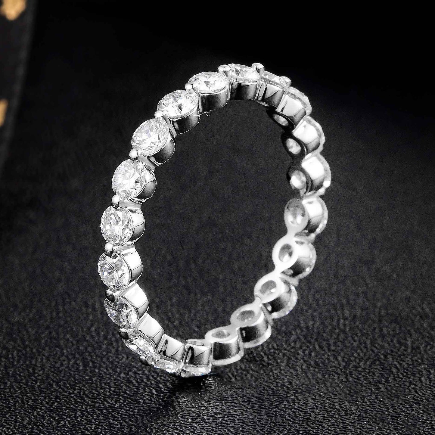 Lab Grown Diamond Ring-ZBR0071-2.6MM