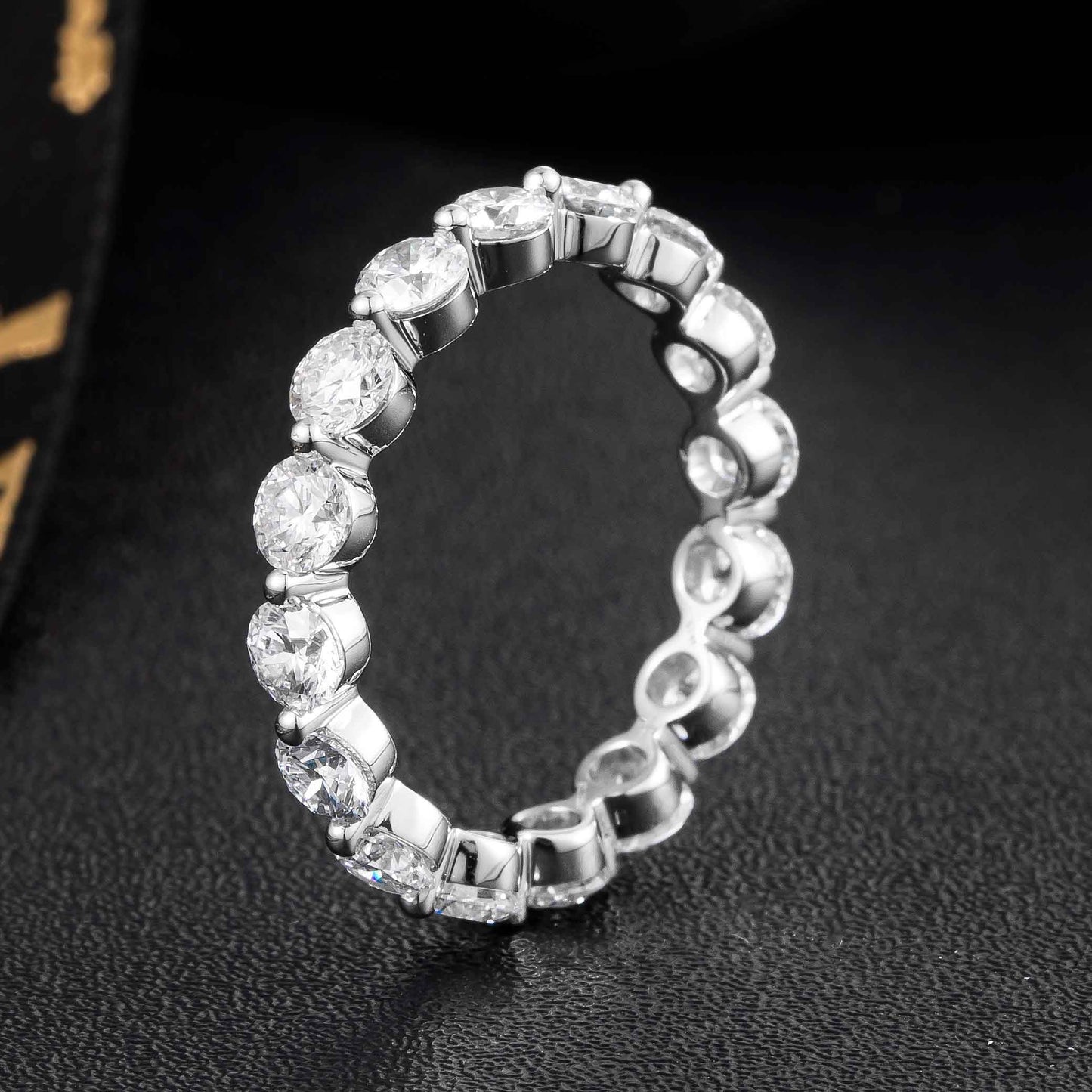 Lab Grown Diamond Ring-ZBR0071-3.2MM