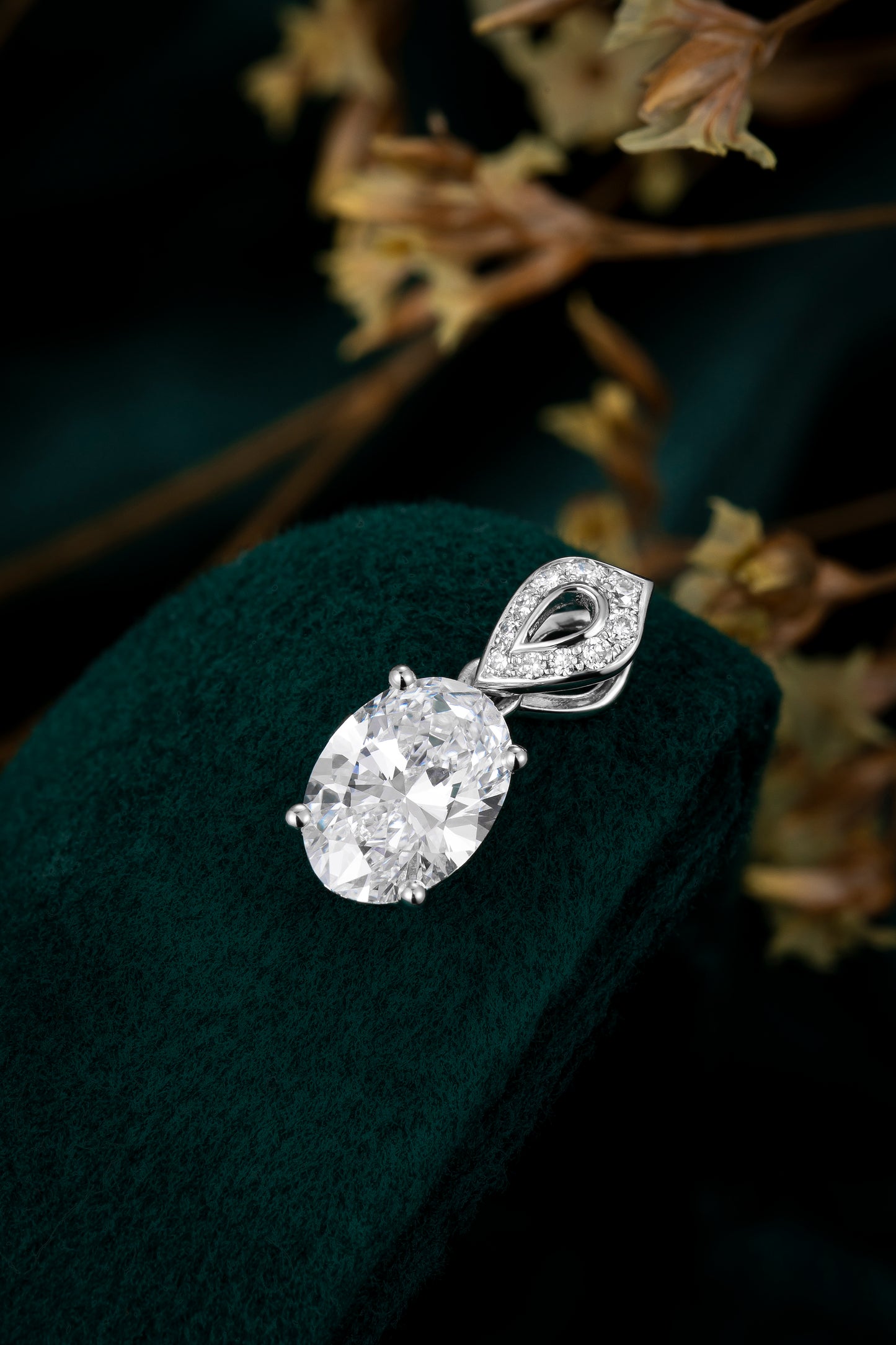 Lab Grown Diamond Pendant-ZBP0034-1.00CT