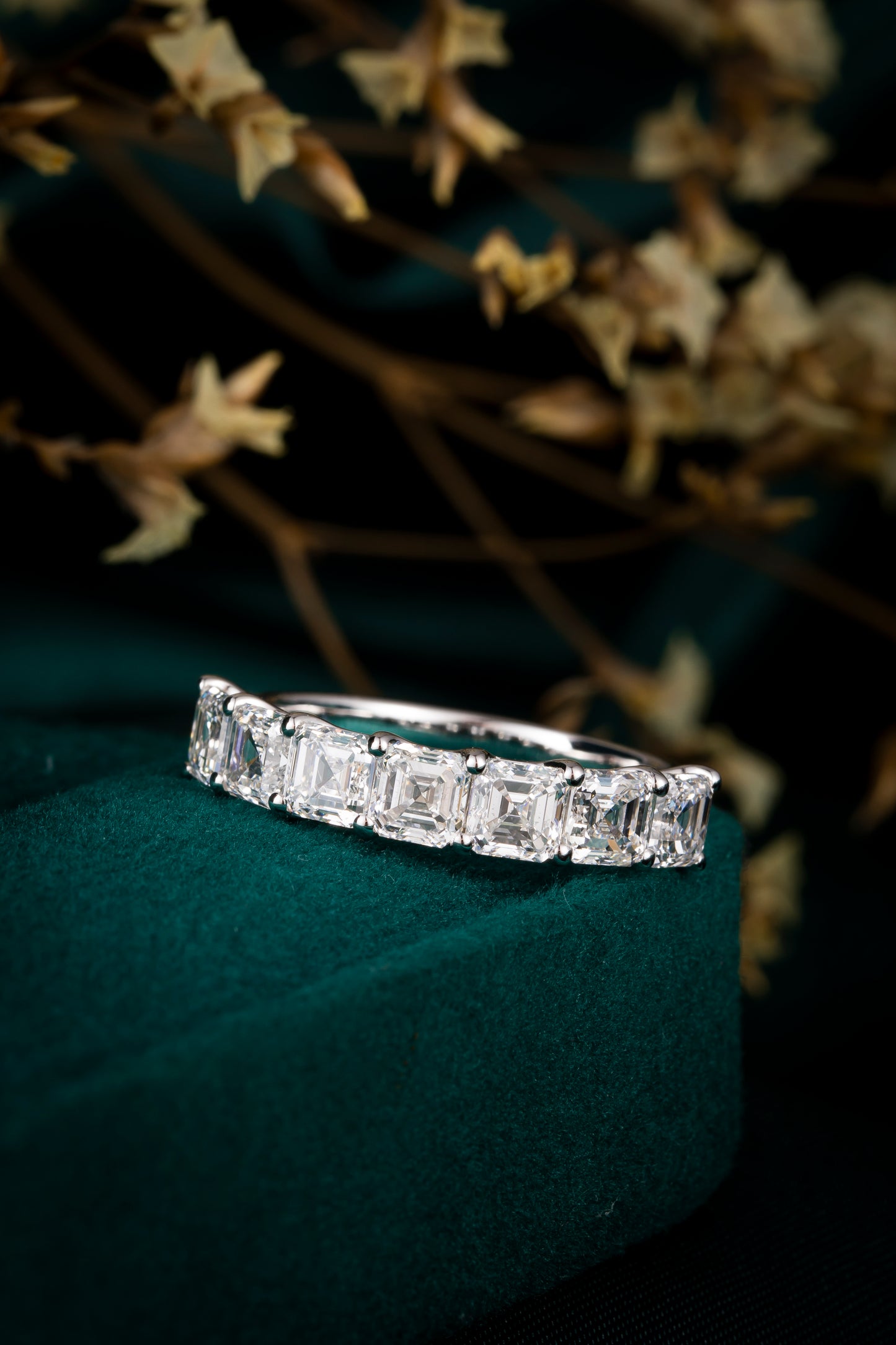 Lab Grown Diamond Ring-ZBR0260A-3.7*3.7MM