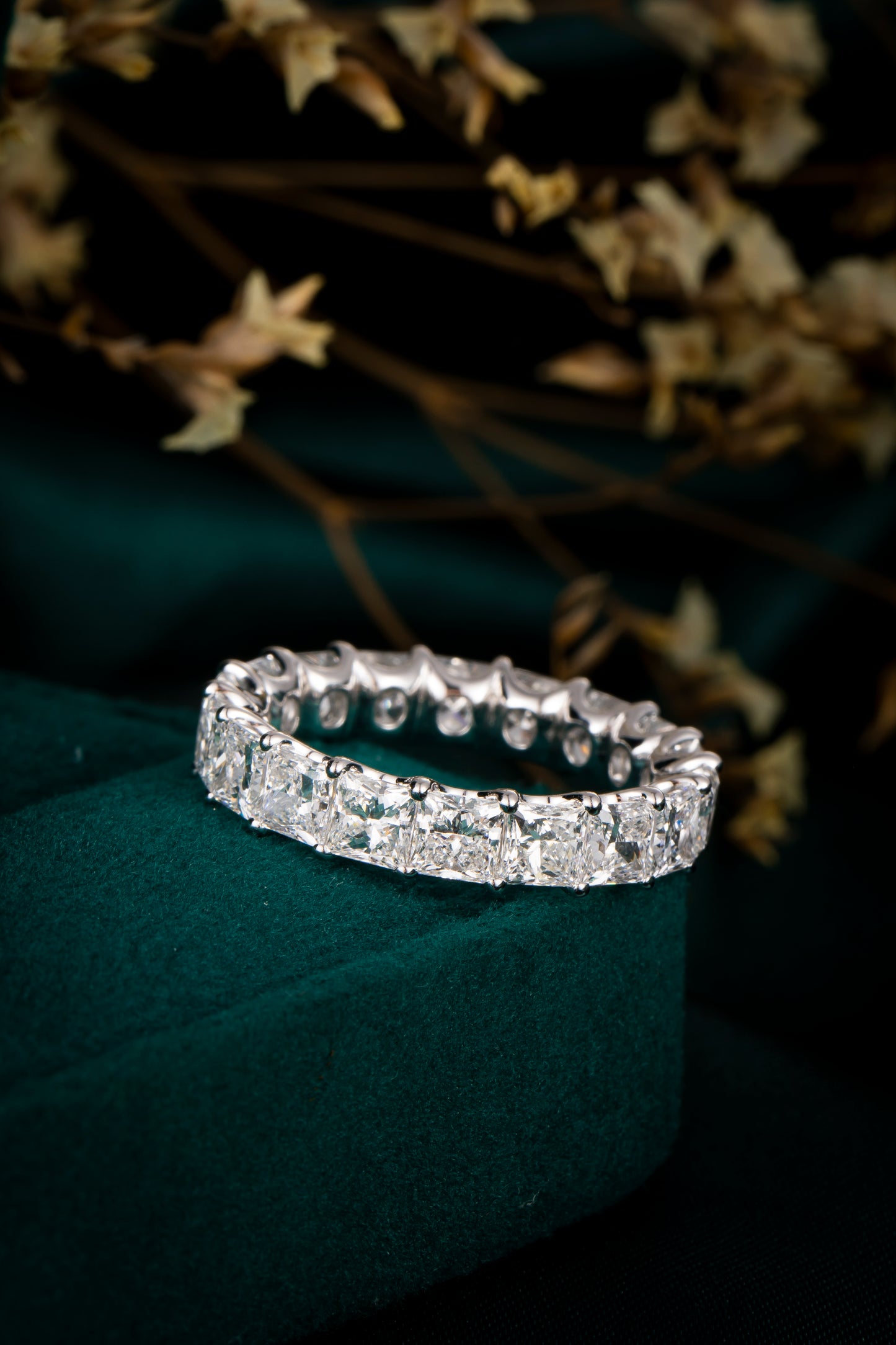 Lab Grown Diamond Ring-ZBR0261-3.7MM