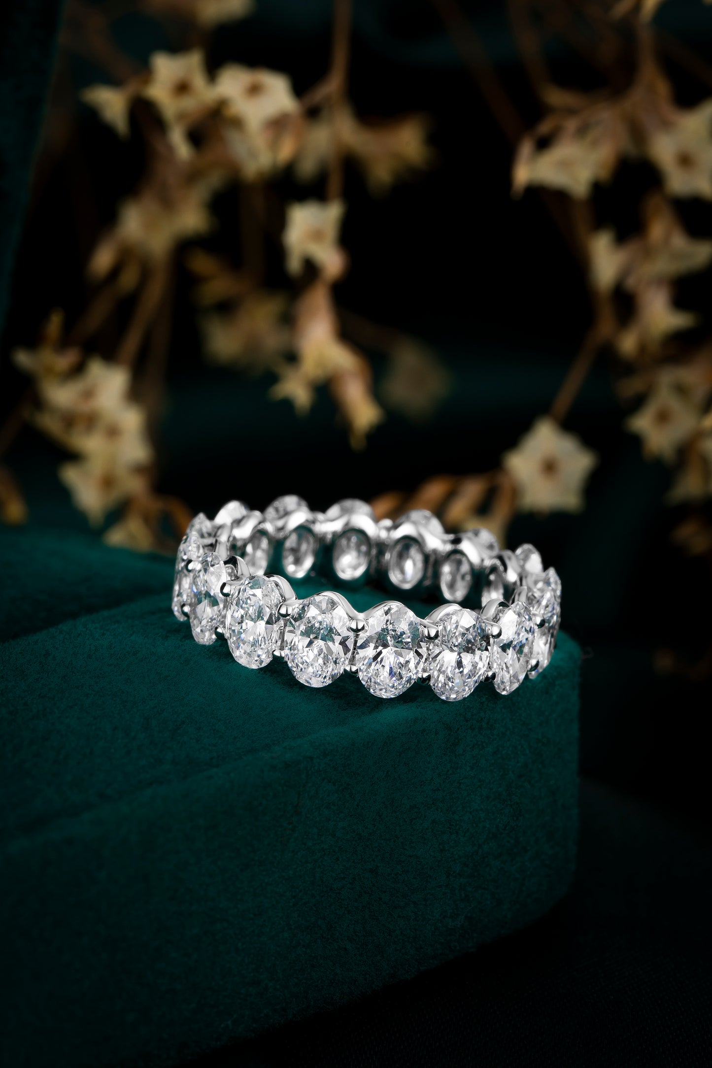 Lab Grown Diamond Ring-ZBR0148-OV3*4.5MM