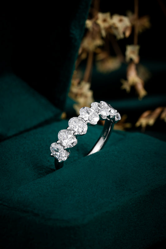 Lab Grown Diamond Ring-ZBR0148A-OVAL