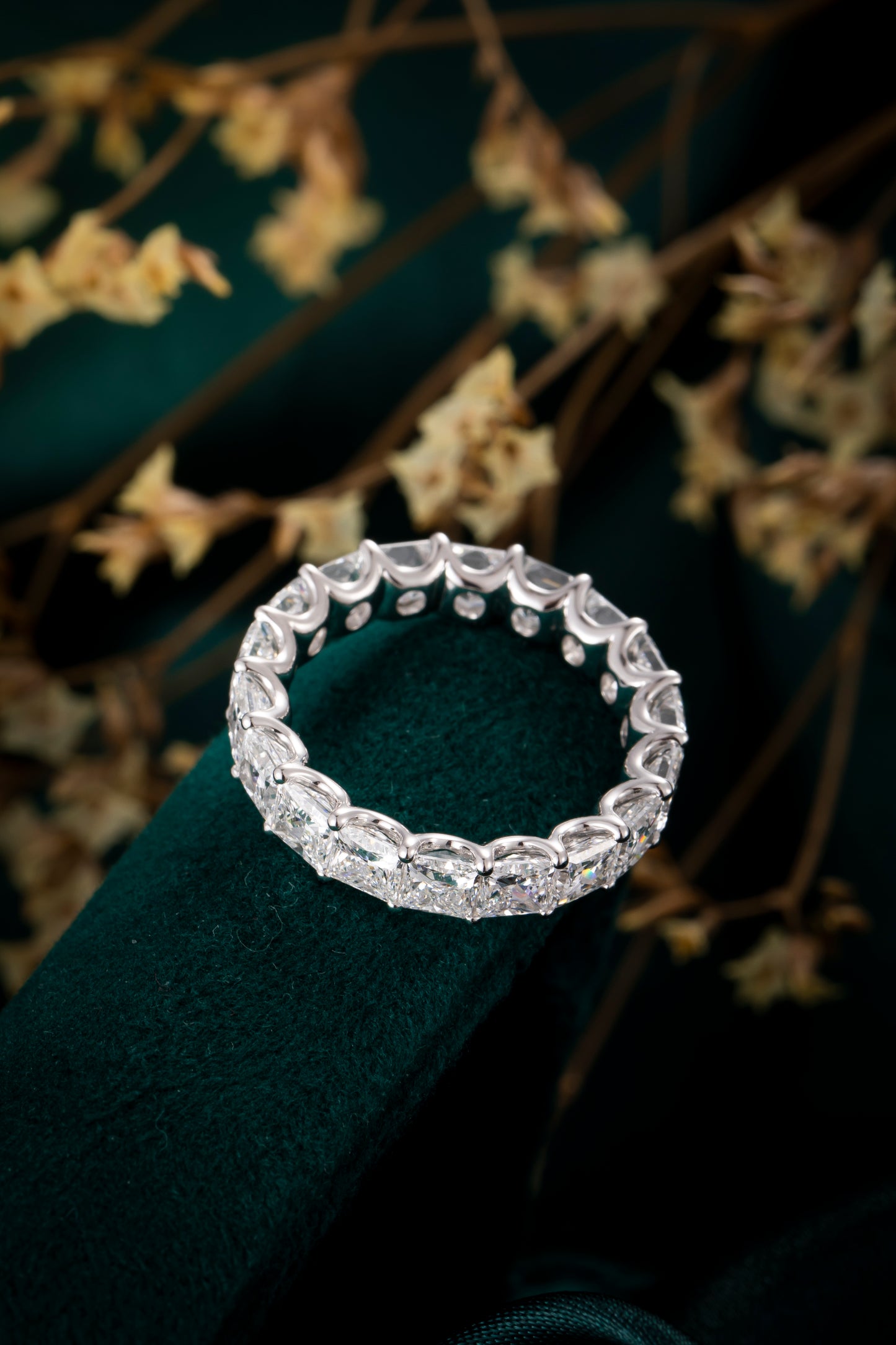 Lab Grown Diamond Ring-ZBR0261-3.7MM