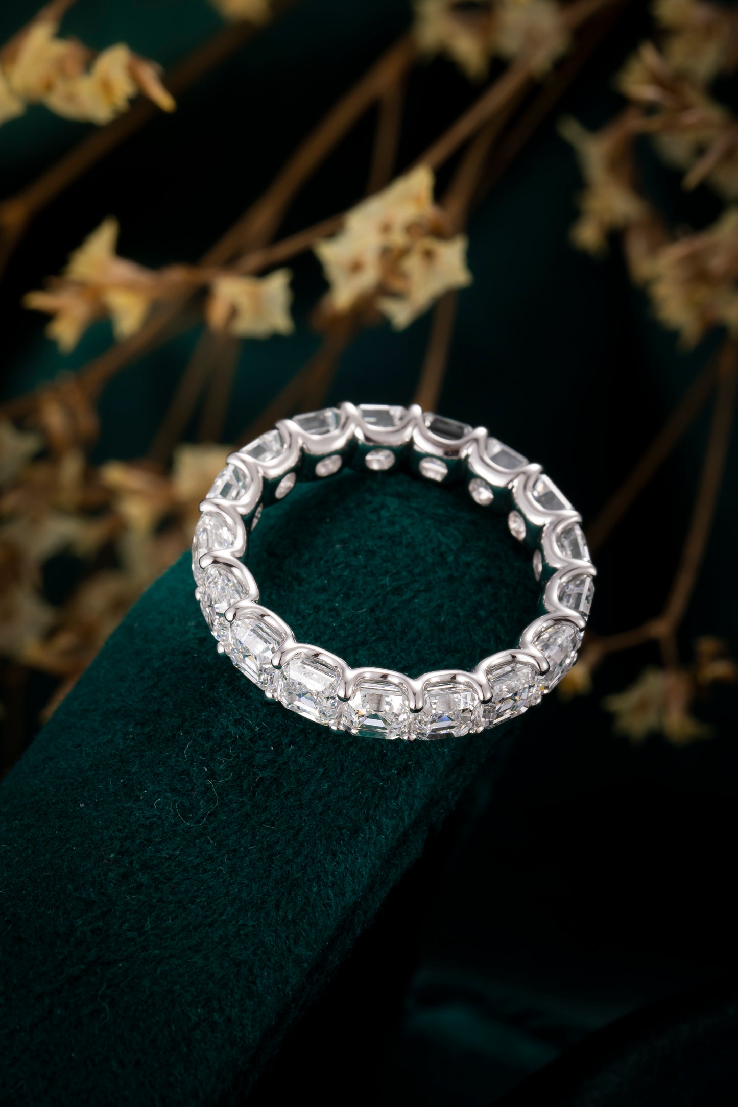Lab Grown Diamond Ring-ZBR0260-3.7*3.7MM