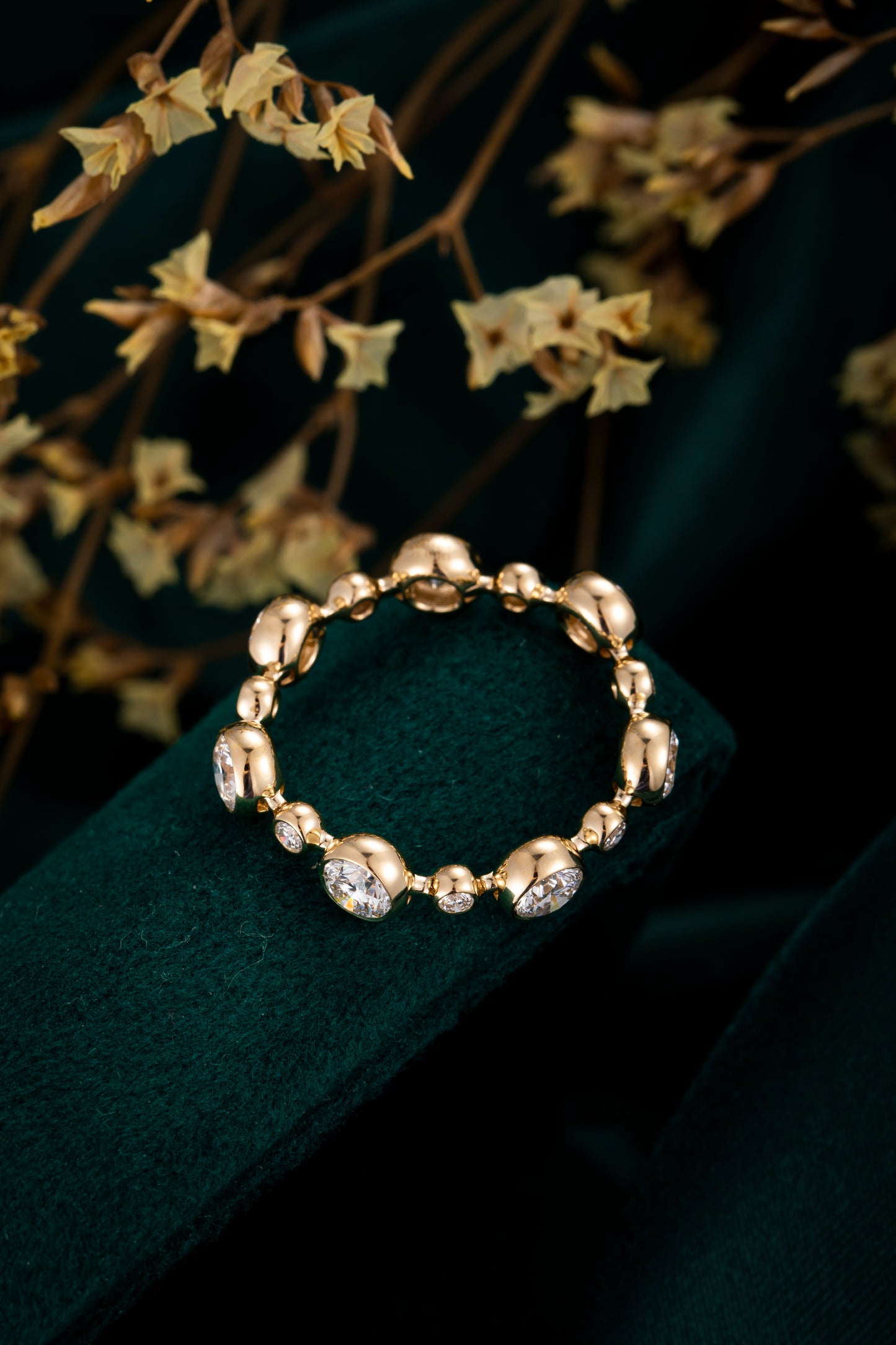 Lab Grown Diamond Ring-ZBR0265-3.8MM