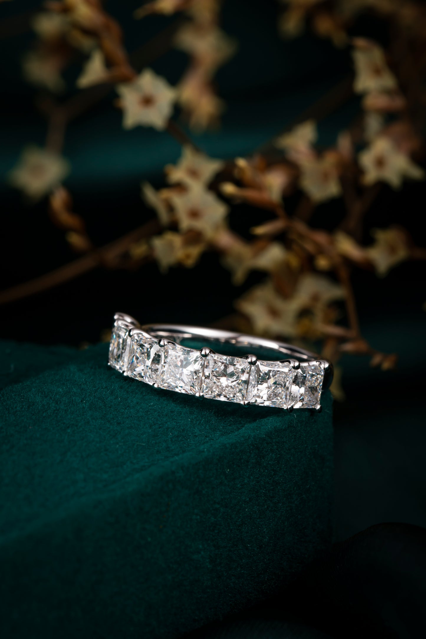 Lab Grown Diamond Ring-ZBR0261A-3.7MM