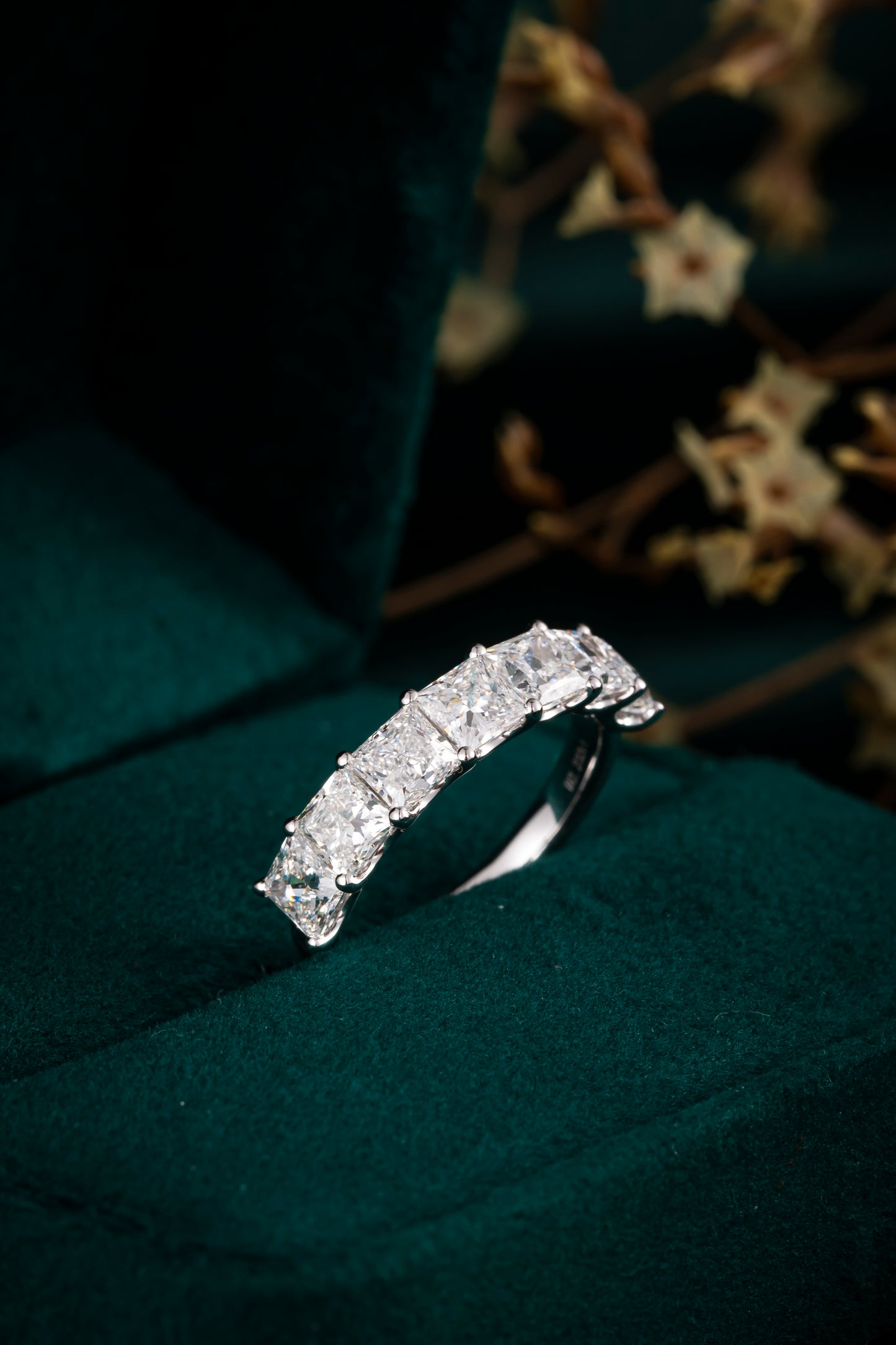 Lab Grown Diamond Ring-ZBR0261A-3.7MM