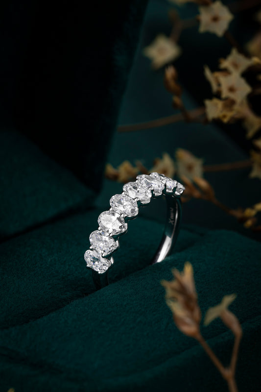 Lab Grown Diamond Ring-ZBR0148A-OV3*4.5MM