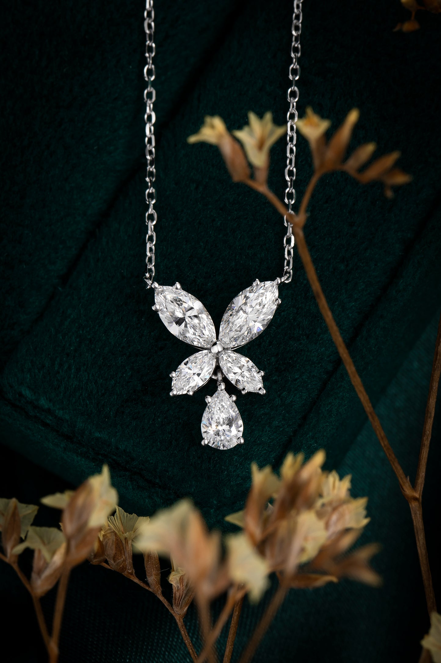 Lab Grown Diamond Necklace-ZBN0078