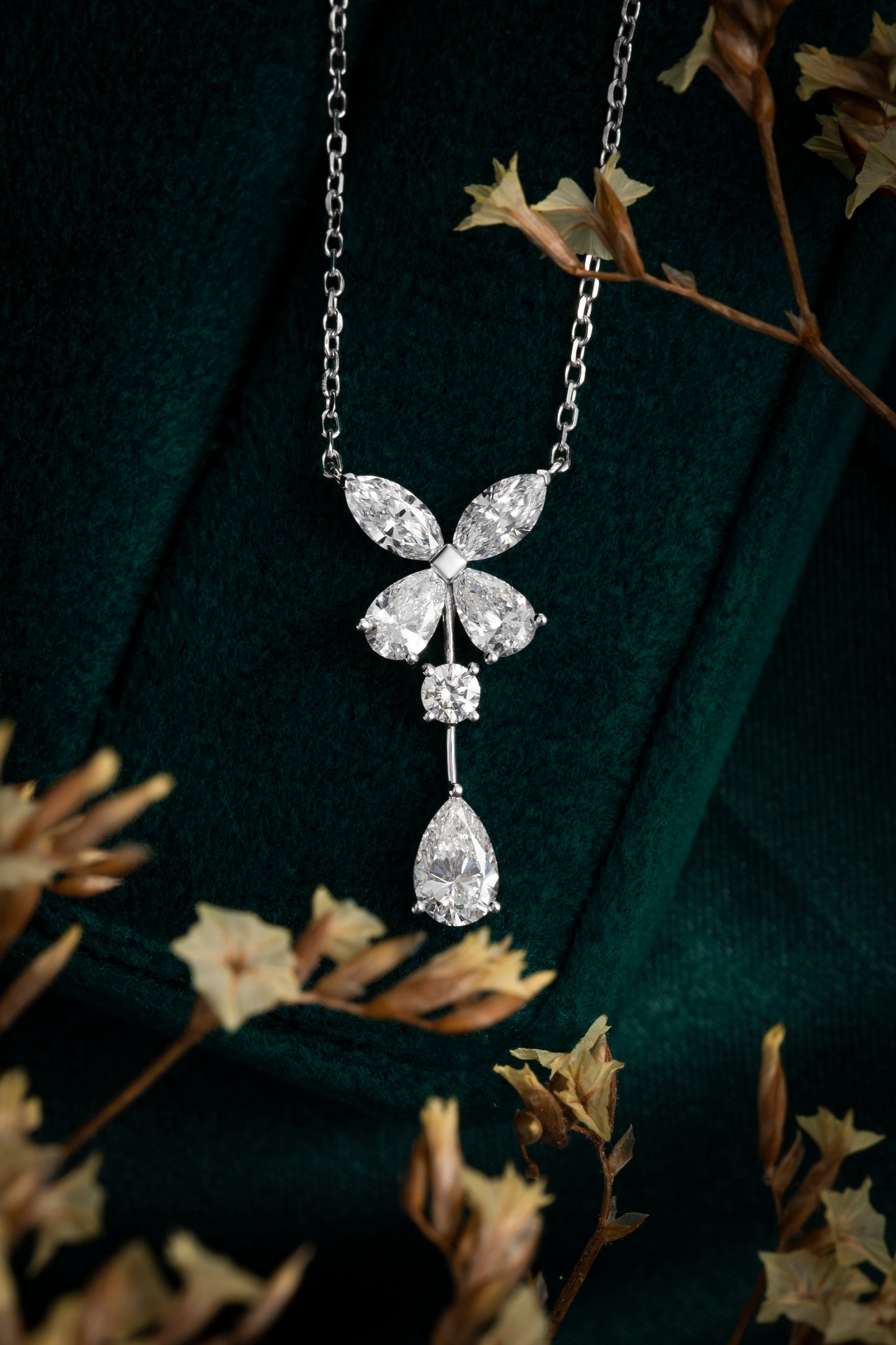 Lab Grown Diamond Necklace-ZBN0077