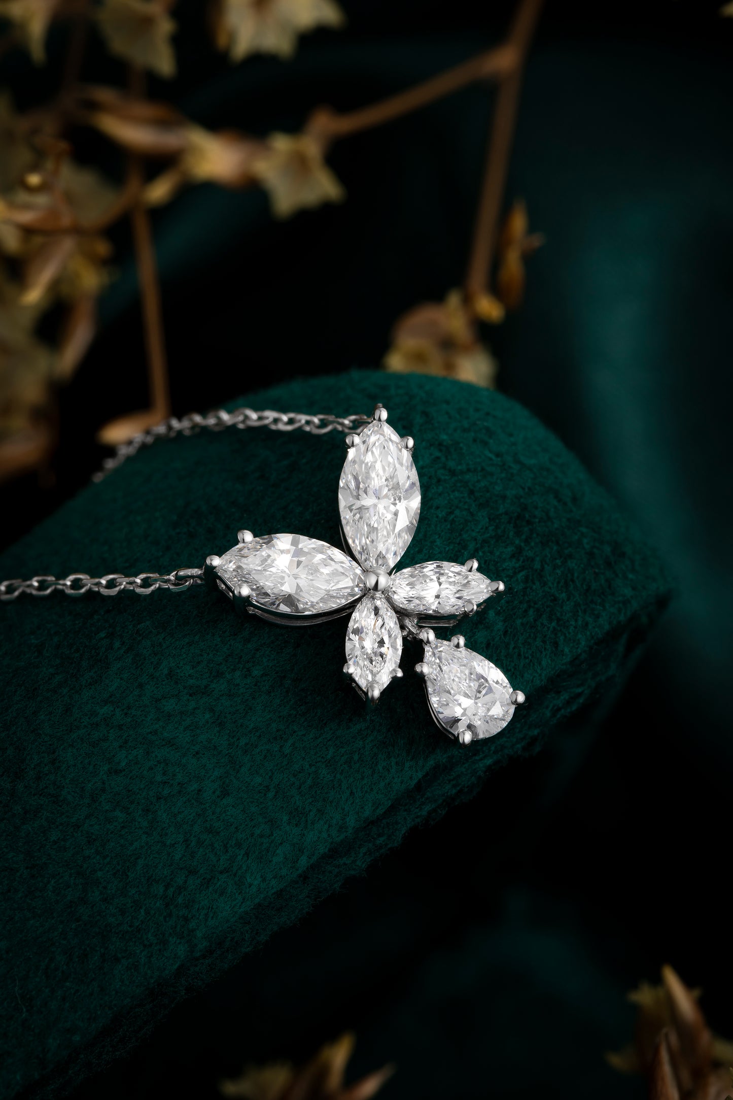 Lab Grown Diamond Necklace-ZBN0078