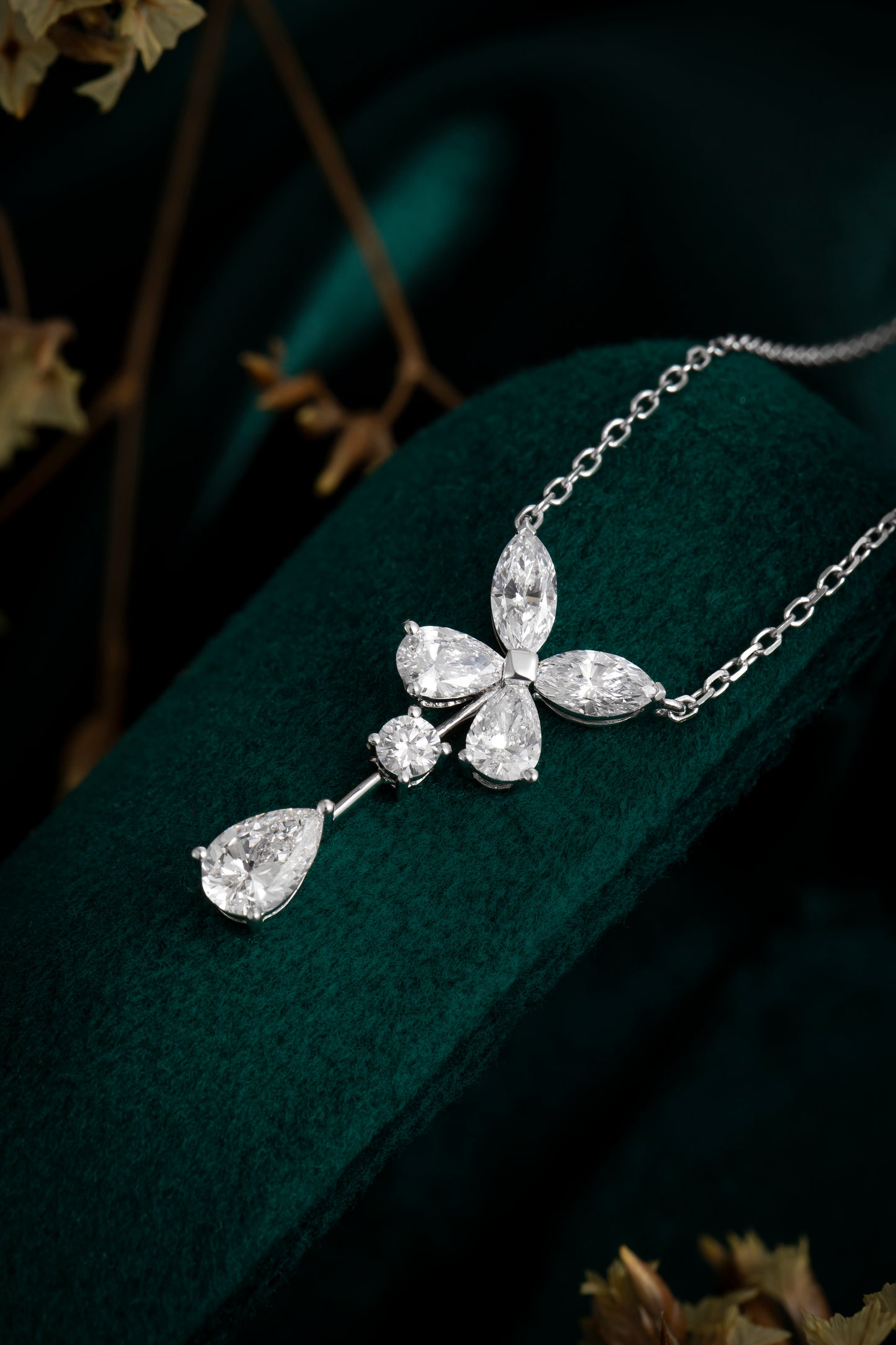 Lab Grown Diamond Necklace-ZBN0077