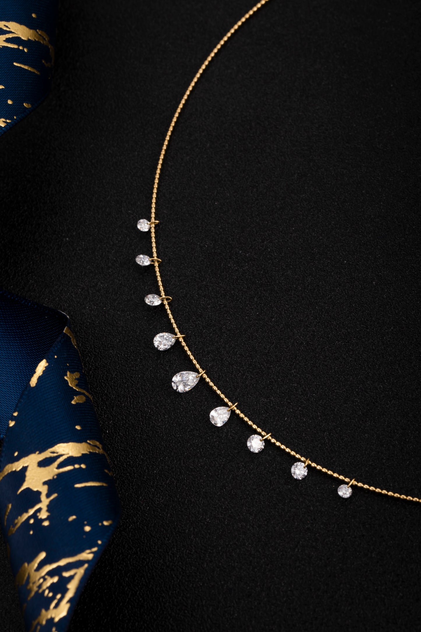 Lab Grown Diamond Necklace-ZBN0094