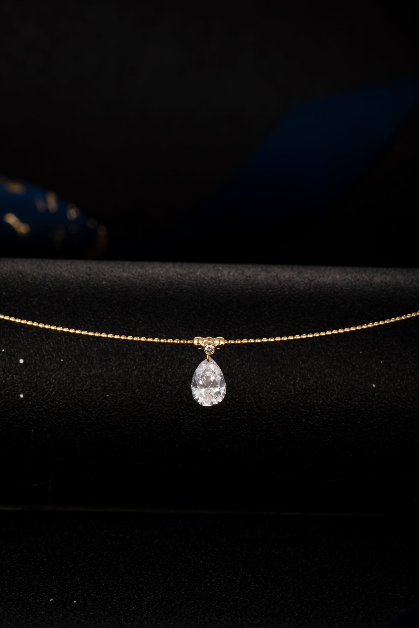 Lab Grown Diamond Necklace-ZBN0083-0.9CT