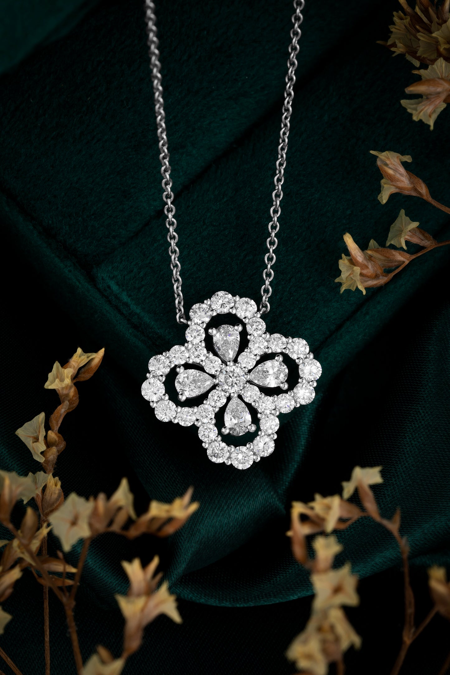 Lab Grown Diamond Necklace-ZBN0001
