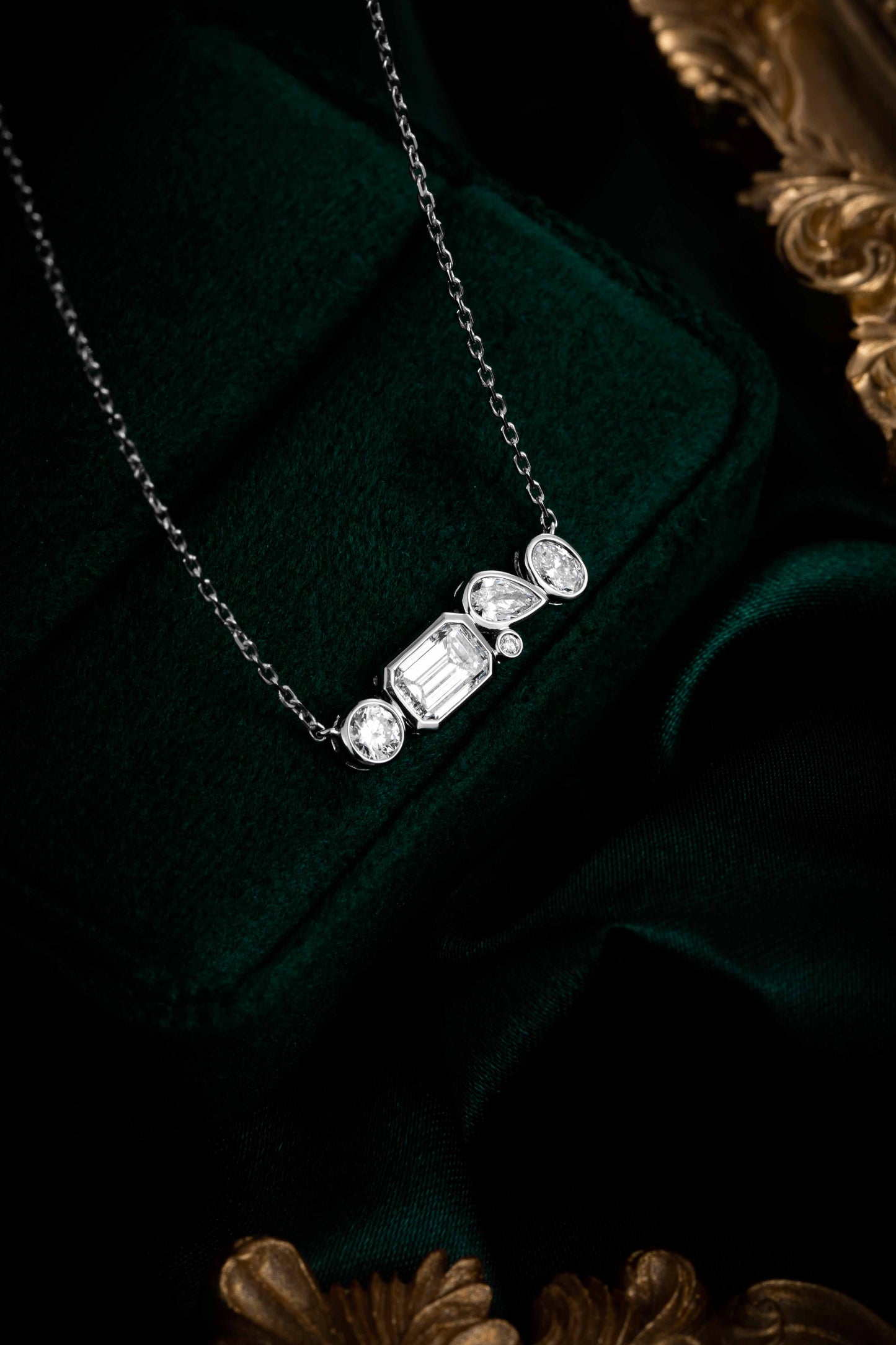 Lab Grown Diamond Necklace-ZBN0016