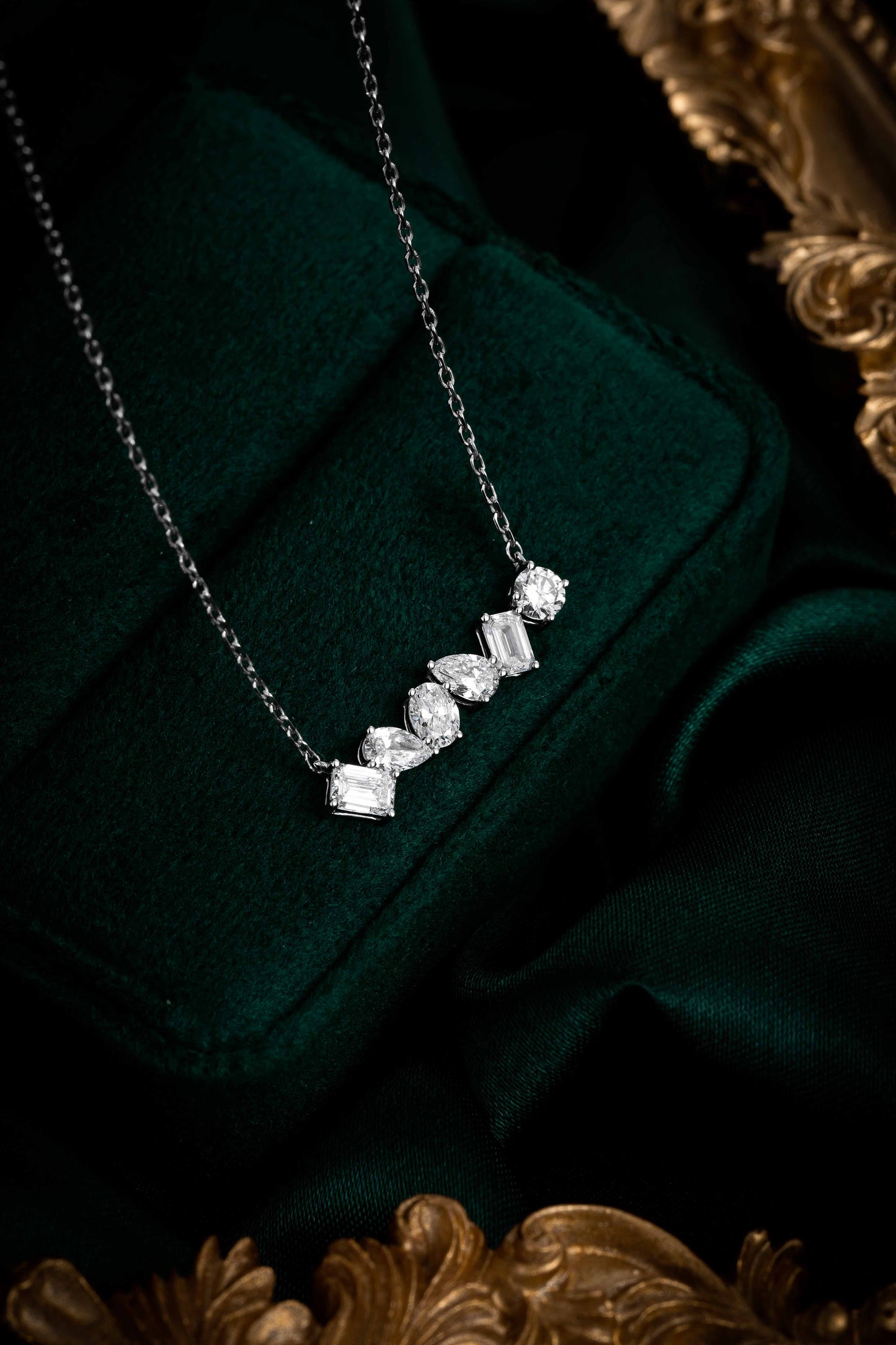 Lab Grown Diamond Necklace-ZBN0017