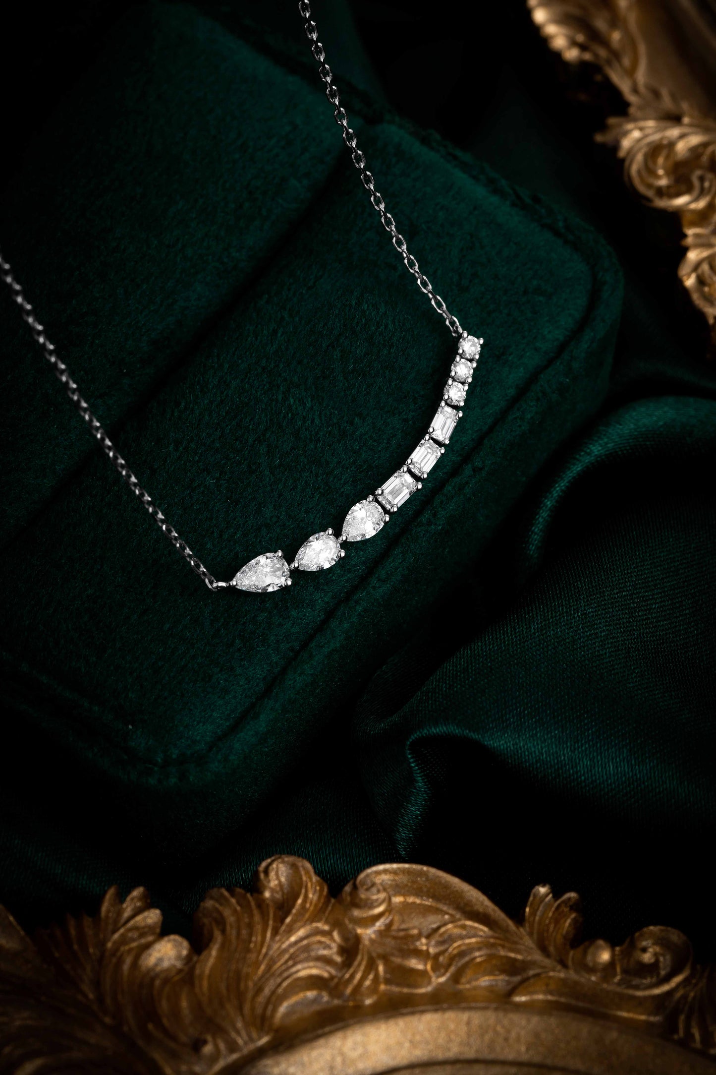Lab Grown Diamond Necklace-ZBN0023