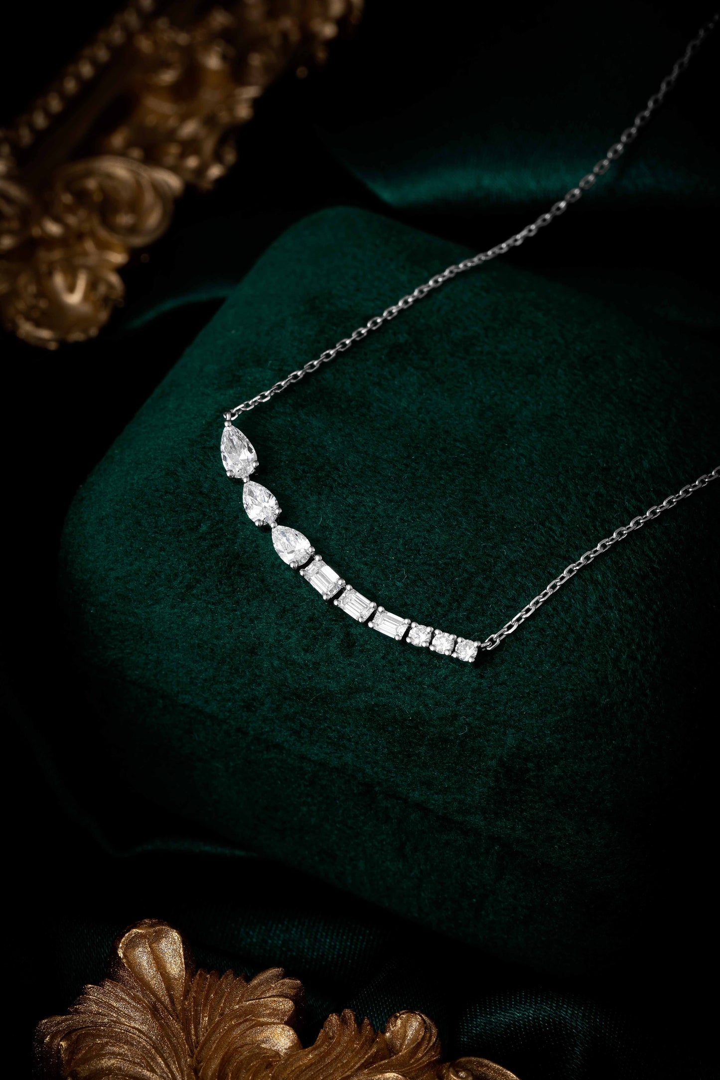 Lab Grown Diamond Necklace-ZBN0023