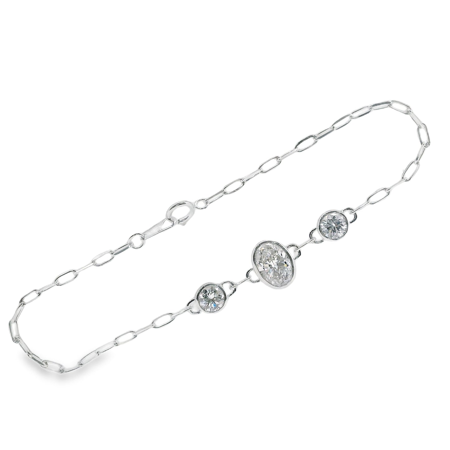 Lab Grown Diamond Bracelet-LGB0916-O