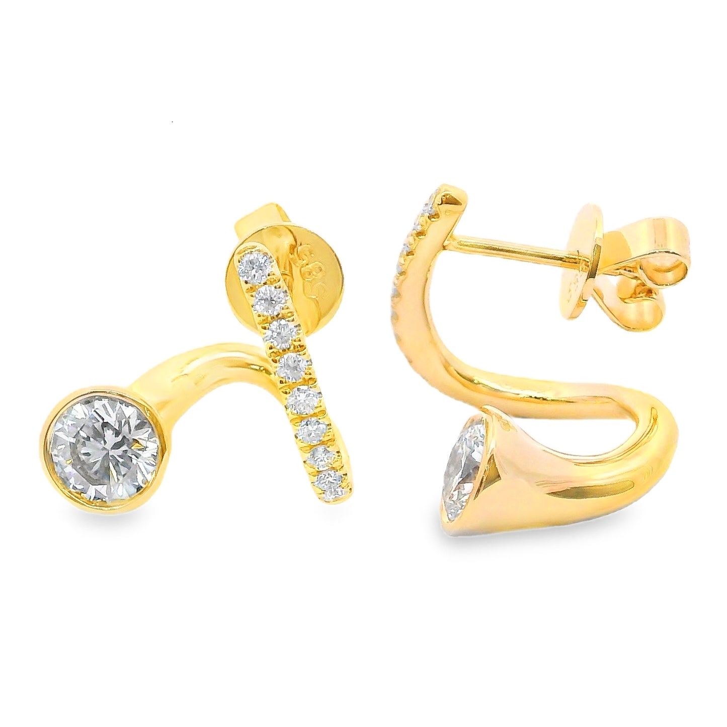 Lab Grown Diamond Earring-LGE0909-R