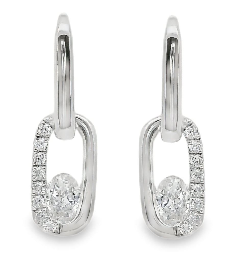 Lab Grown Diamond Earring-LGE0922-O