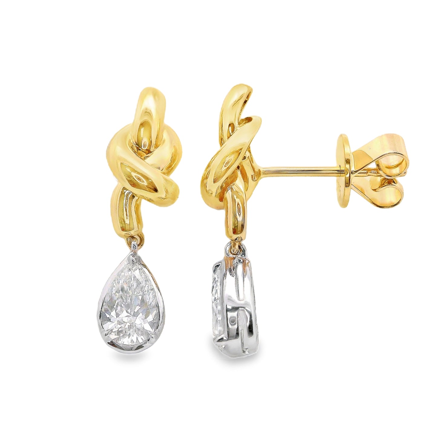 Lab Grown Diamond Earring-LGE0959-P