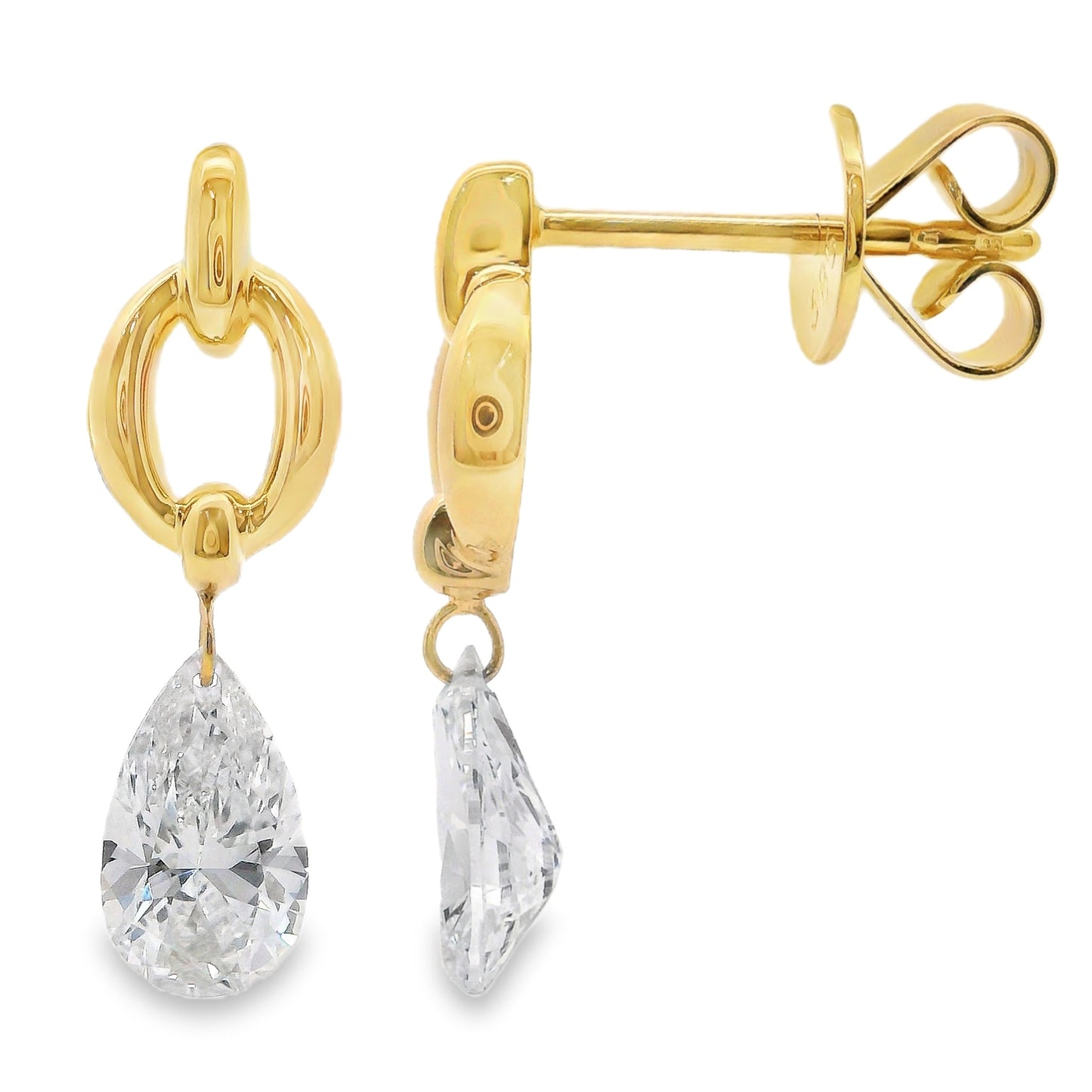 Lab Grown Diamond Earring-LGE0990-P