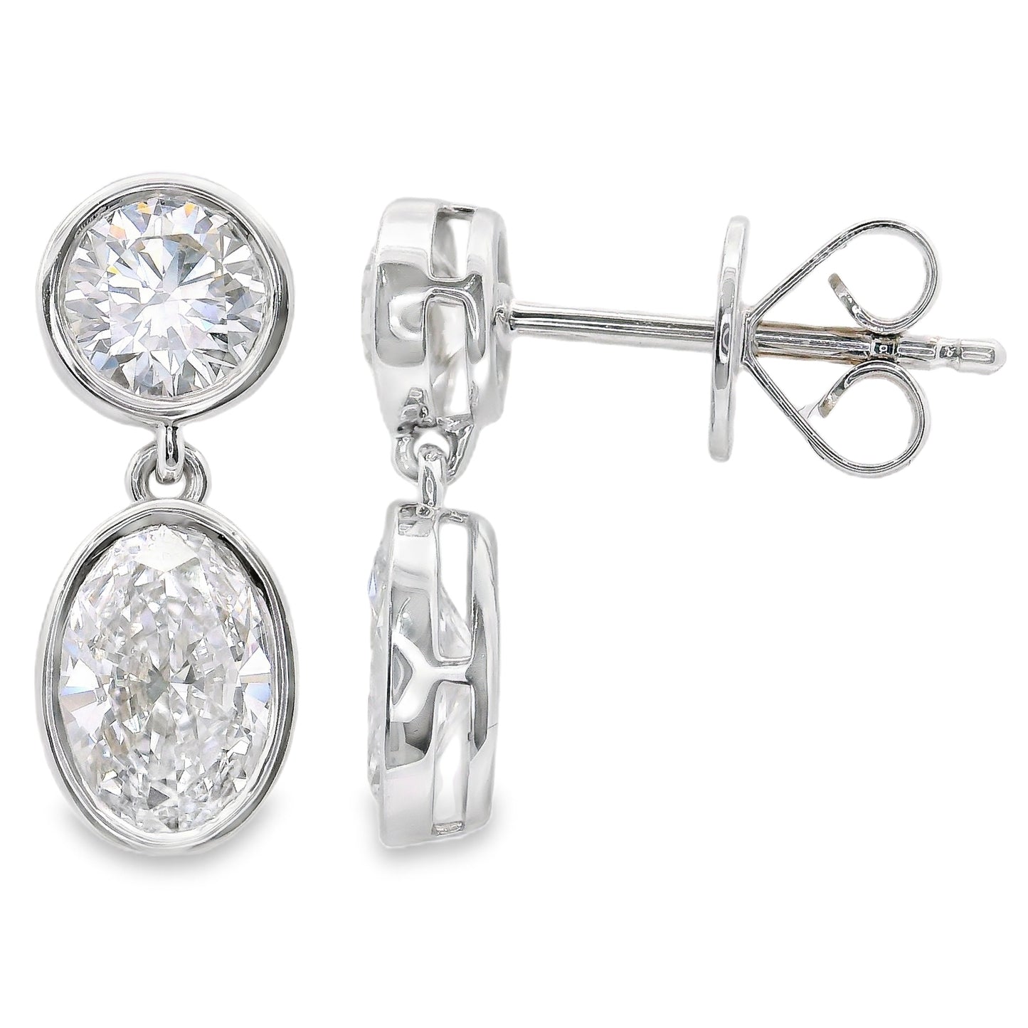 Lab Grown Diamond Earring-LGE0991-O