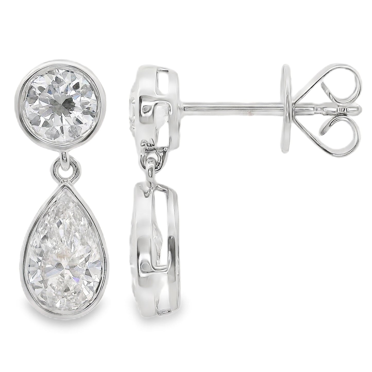 Lab Grown Diamond Earring-LGE0991-P