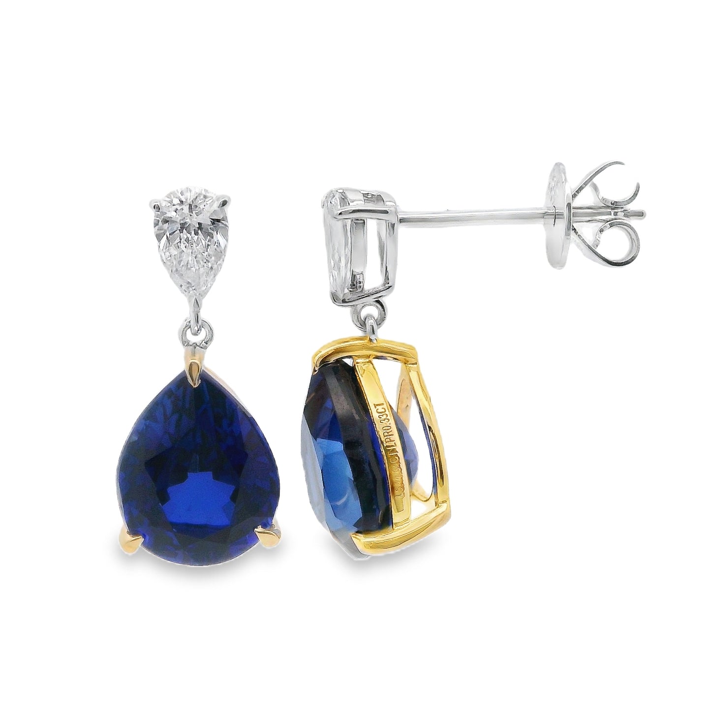 Lab Grown Diamond Earring-LGE0997-P