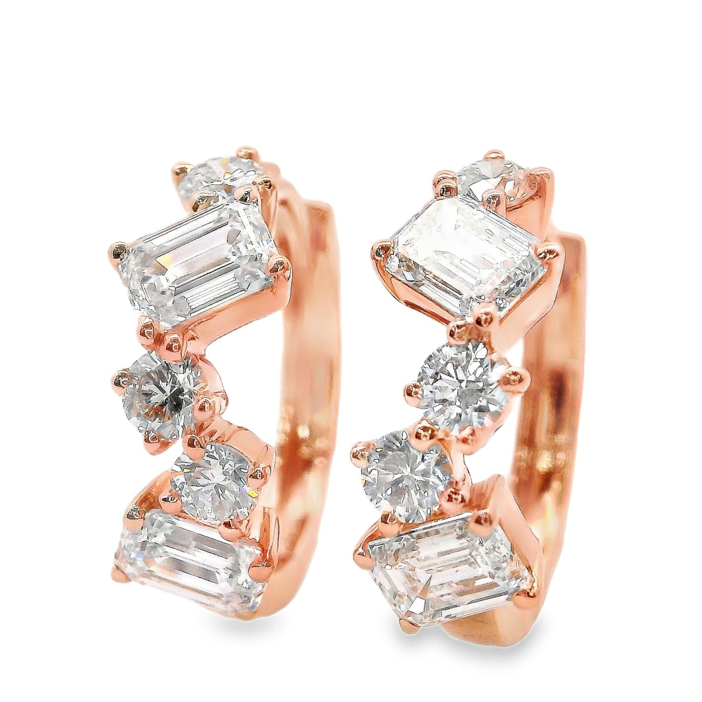 Lab Grown Diamond Earring-LGE1059-E