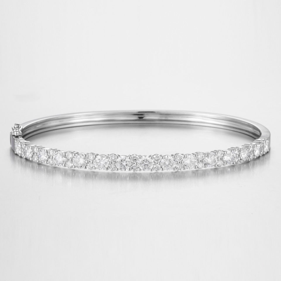 Lab Grown Diamond Bangle-ZBB0026 W
