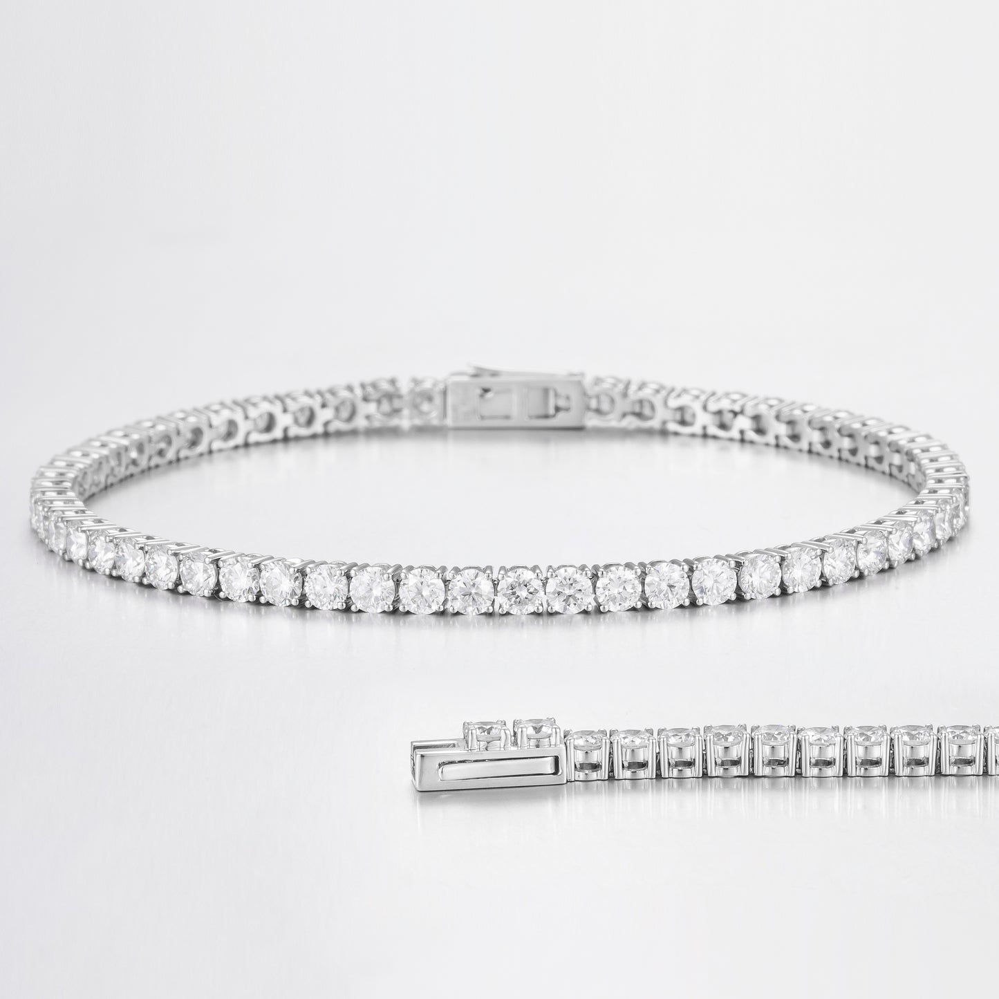 Lab Grown Diamond Bracelet-ZBB0035-2.7mm