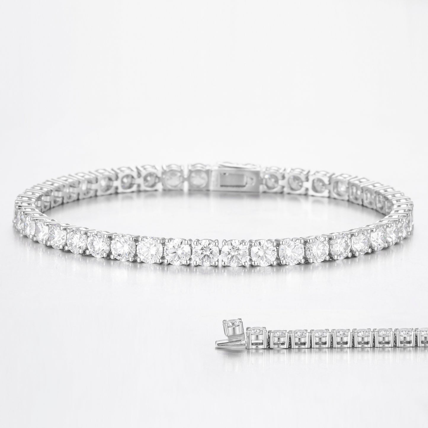 Lab Grown Diamond Bracelet-ZBB0035-2.15mm