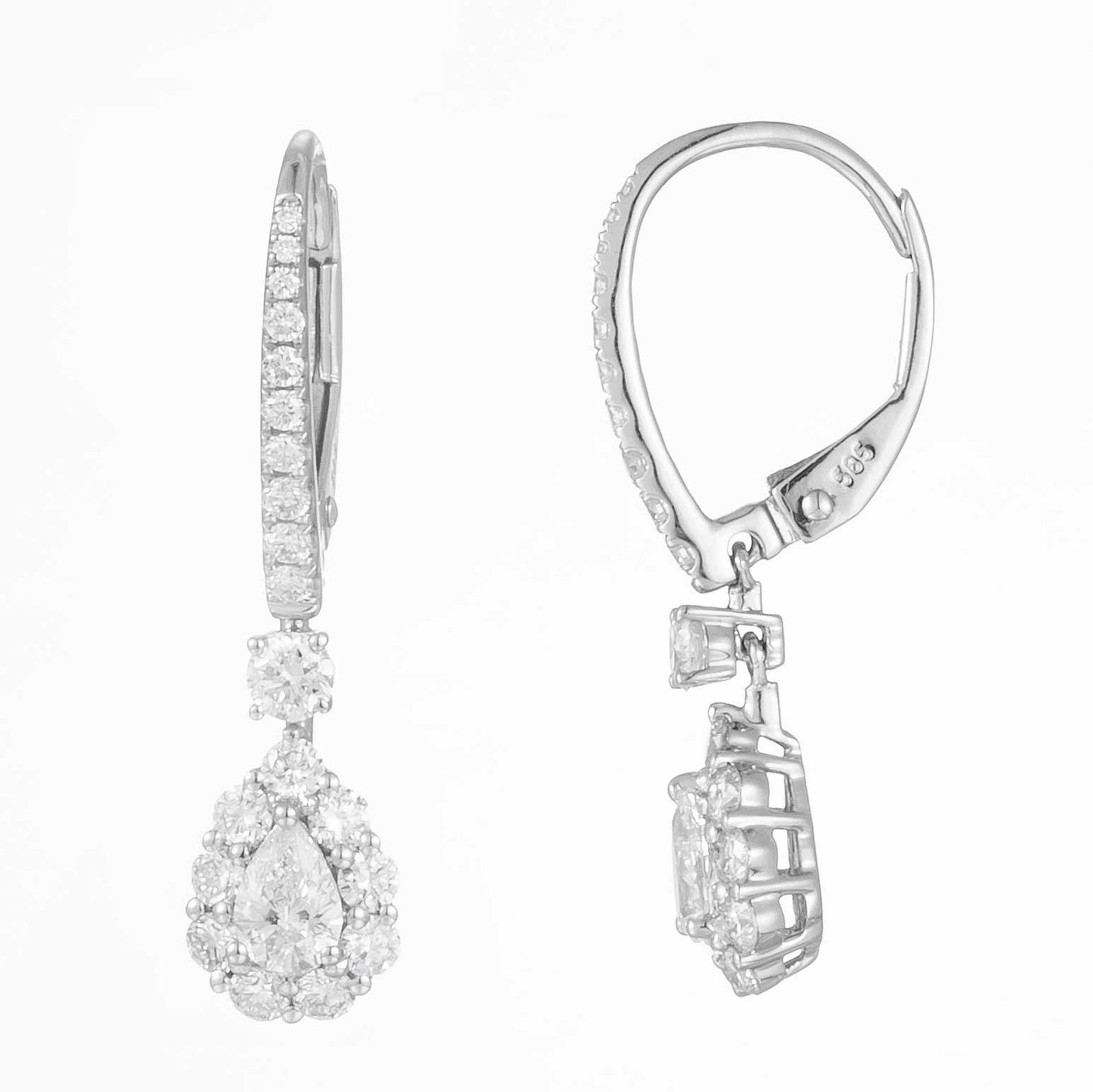 Lab Grown Diamond Earring-ZBE0054-1