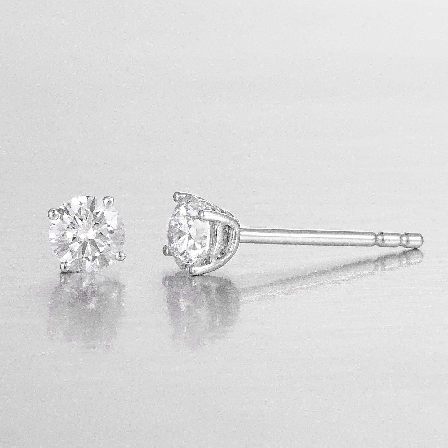 Lab Grown Diamond Earring-ZBE0097-0.15CT