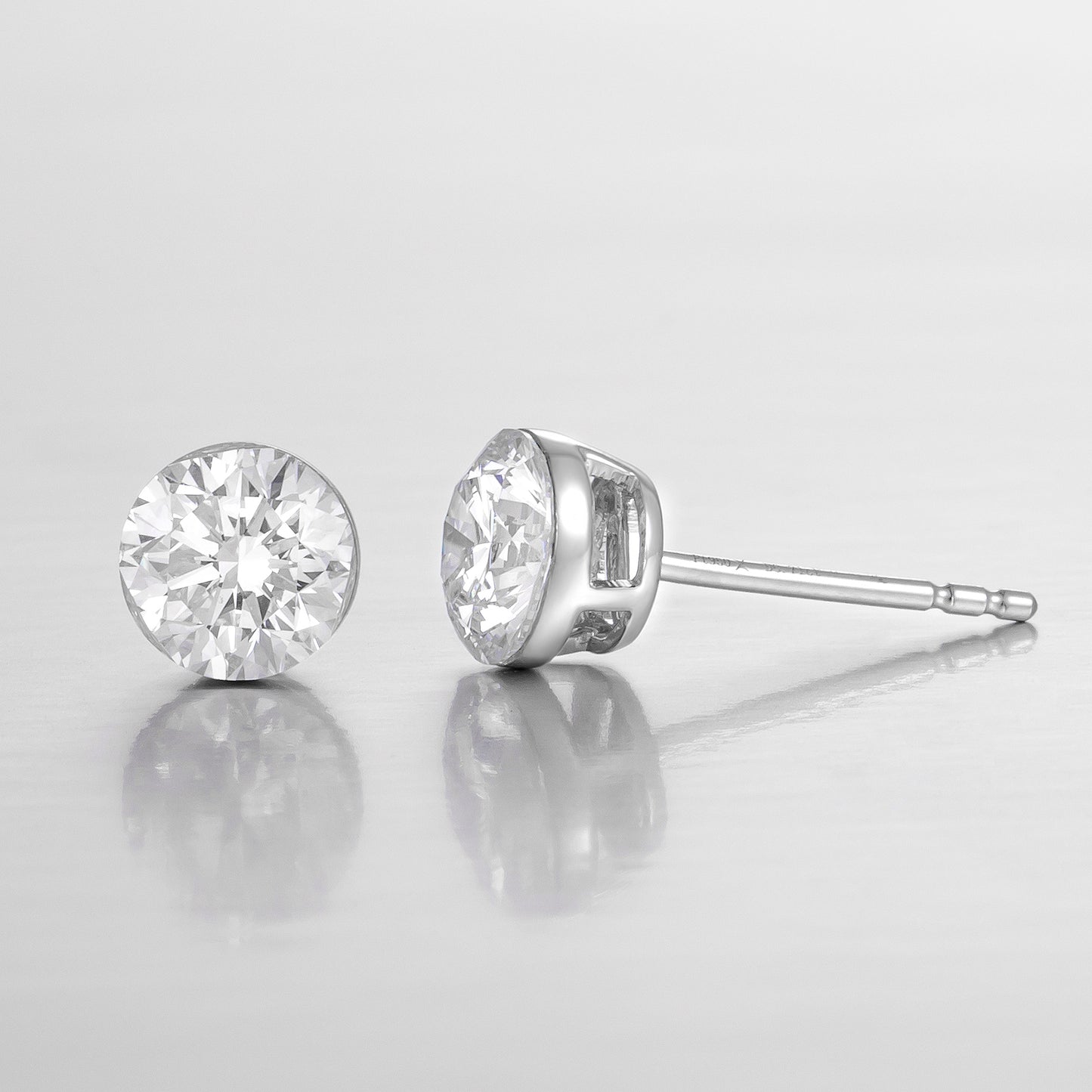 Lab Grown Diamond Earring-ZBE0146-0.65CT