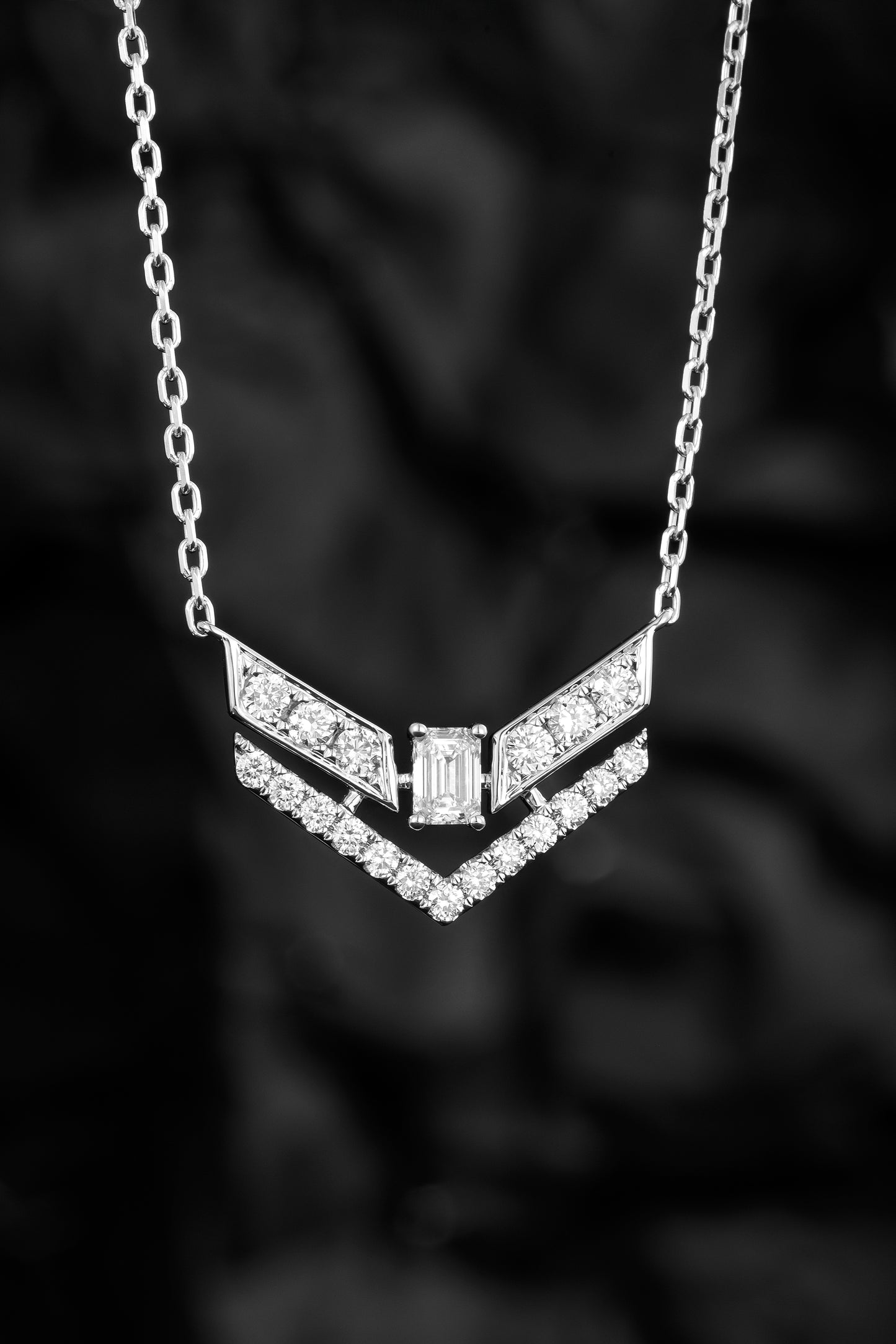 Lab Grown Diamond Necklace-ZBN0002