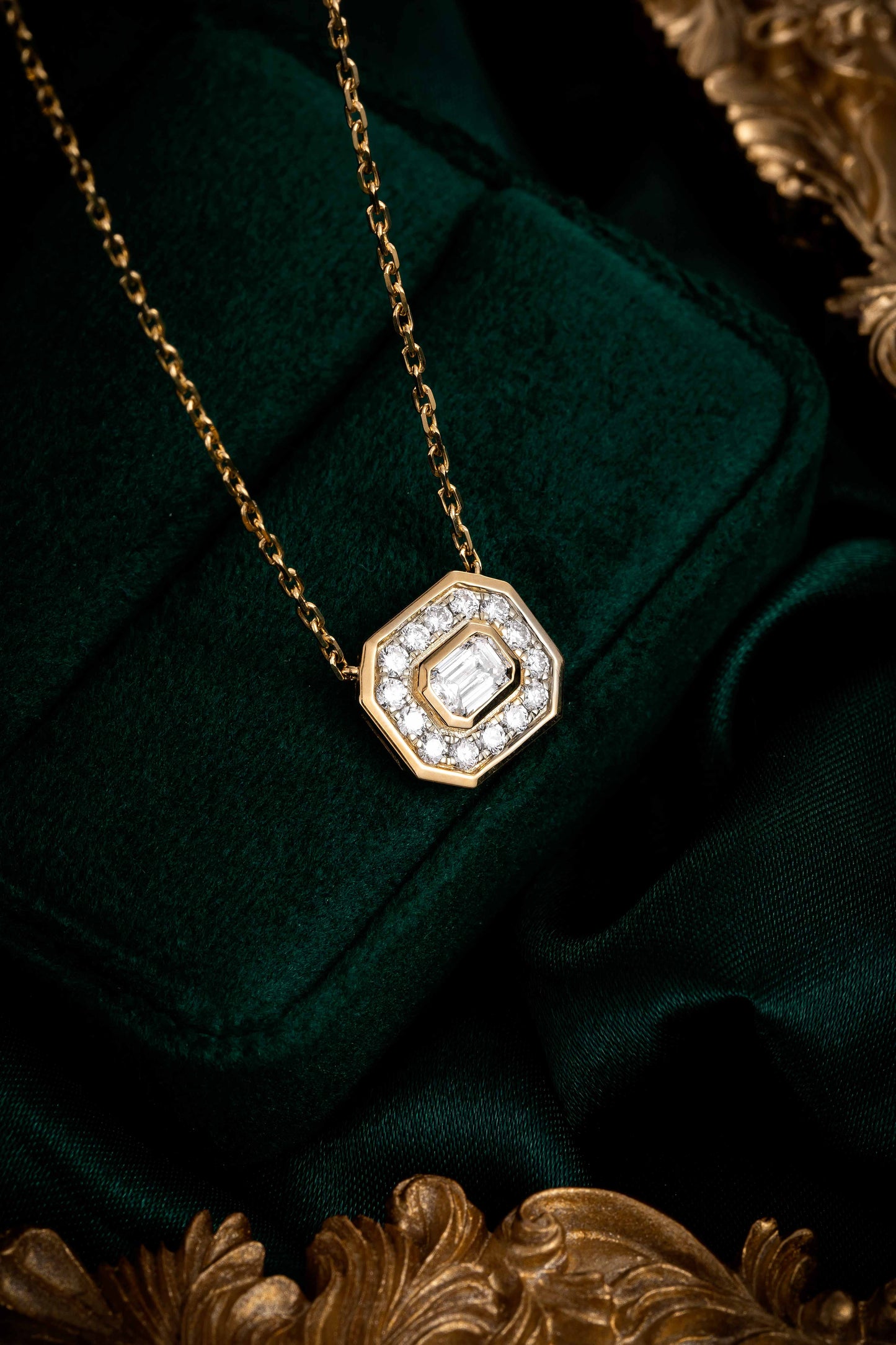 Lab Grown Diamond Necklace-ZBN0005
