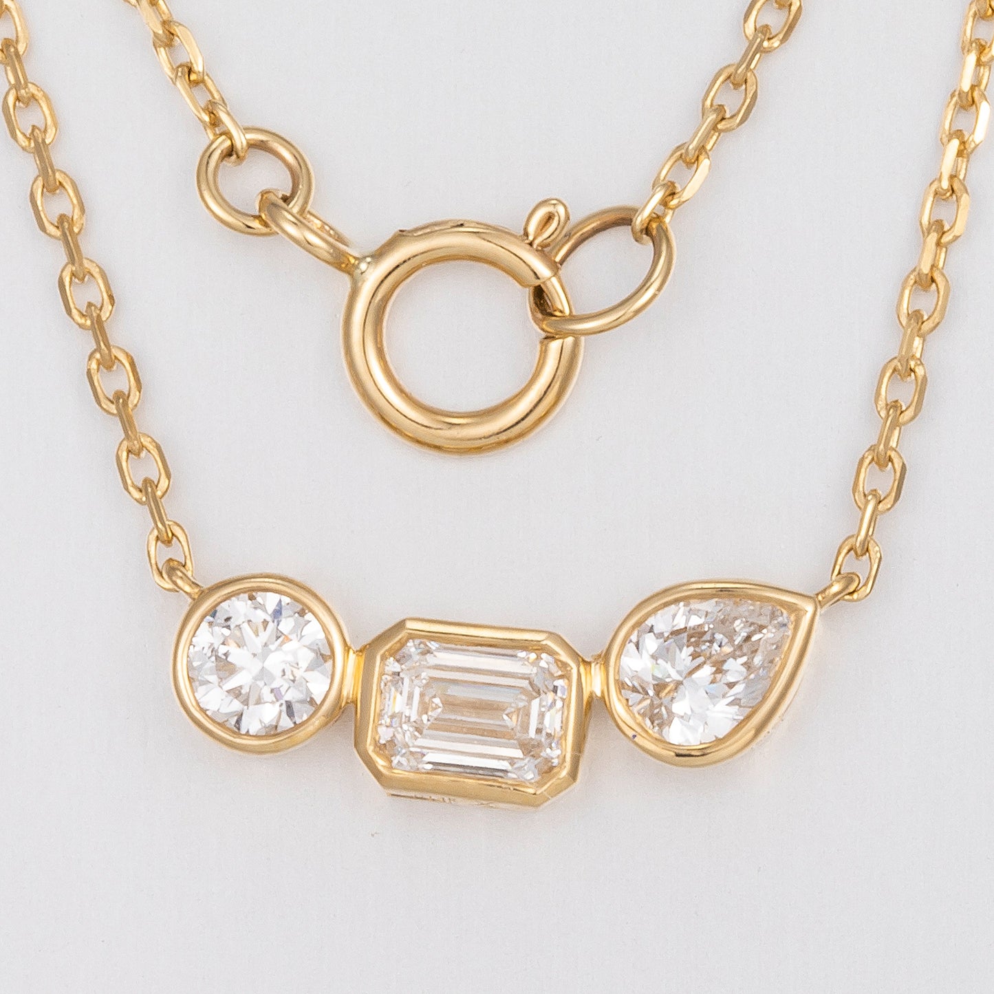 Lab Grown Diamond Necklace-ZBN0009