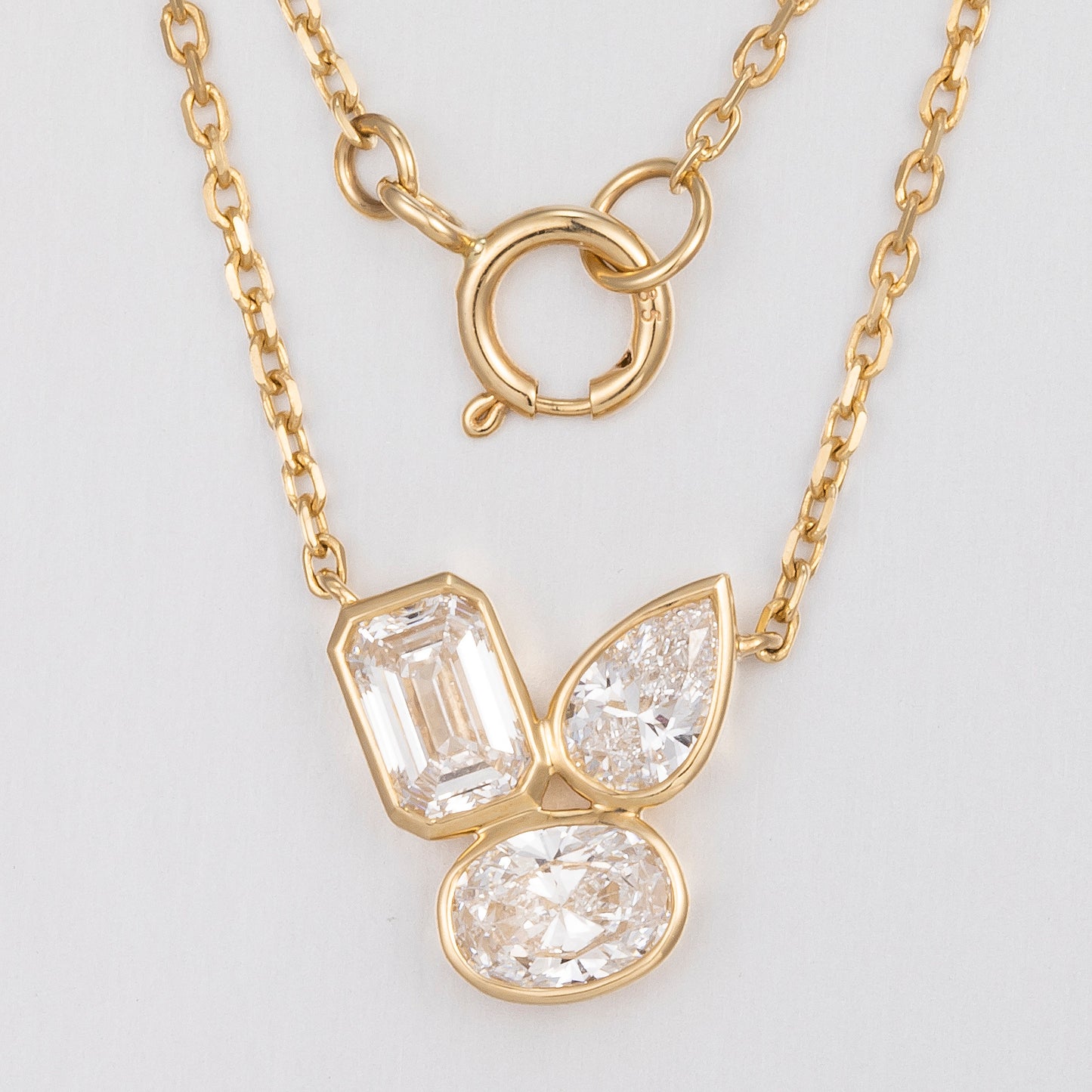 Lab Grown Diamond Necklace-ZBN0010