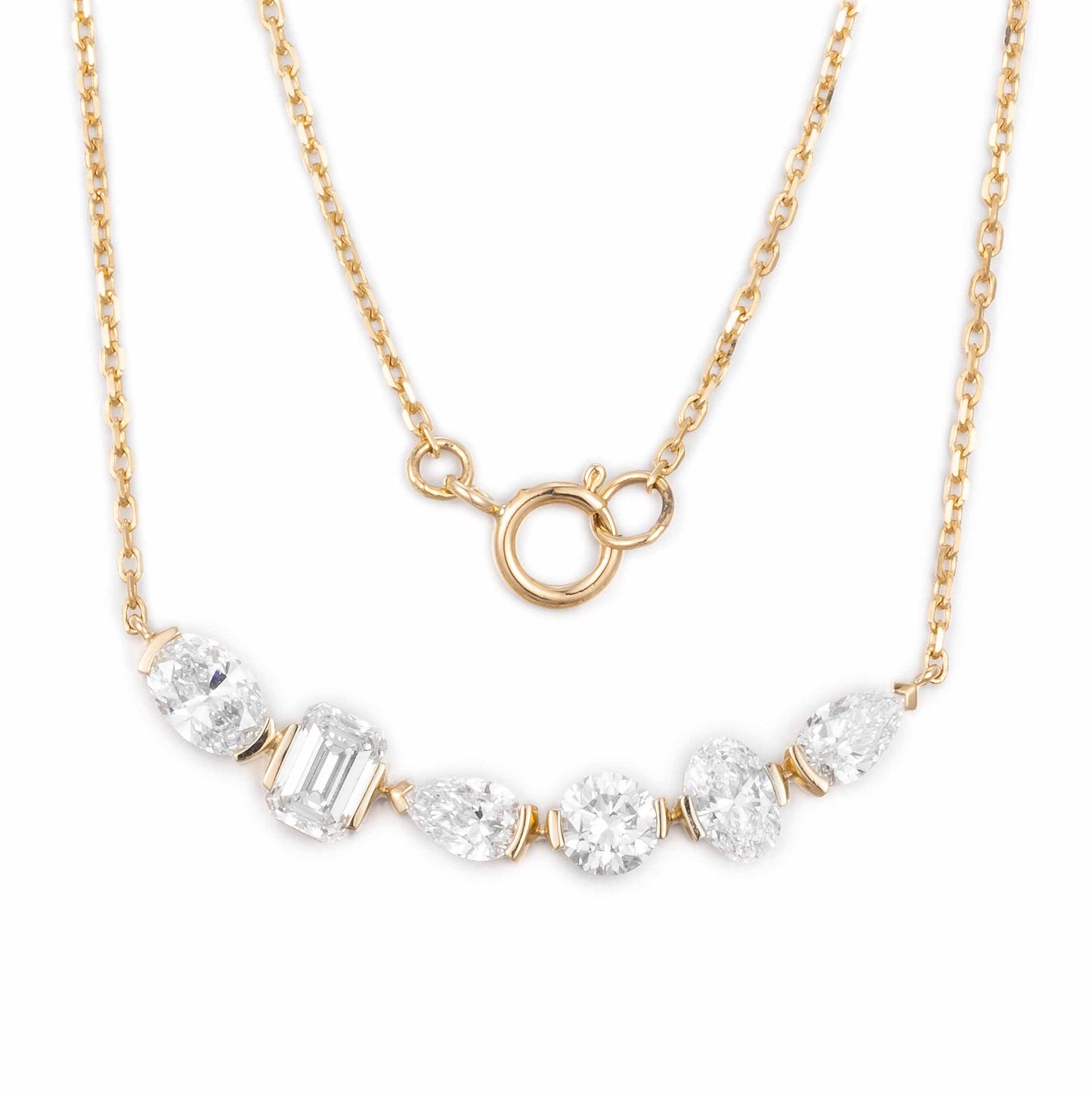 Lab Grown Diamond Necklace-ZBN0015