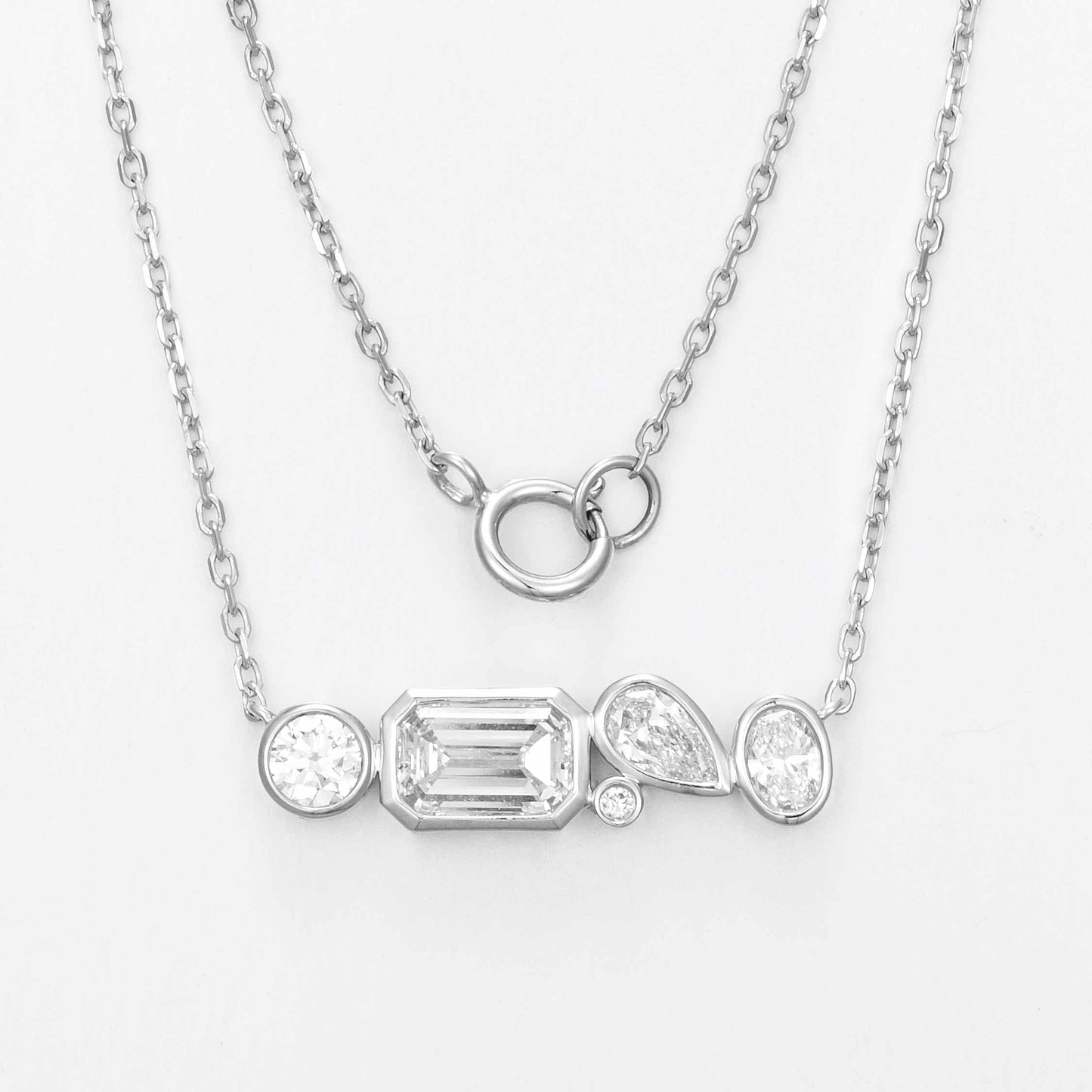 Lab Grown Diamond Necklace-ZBN0016