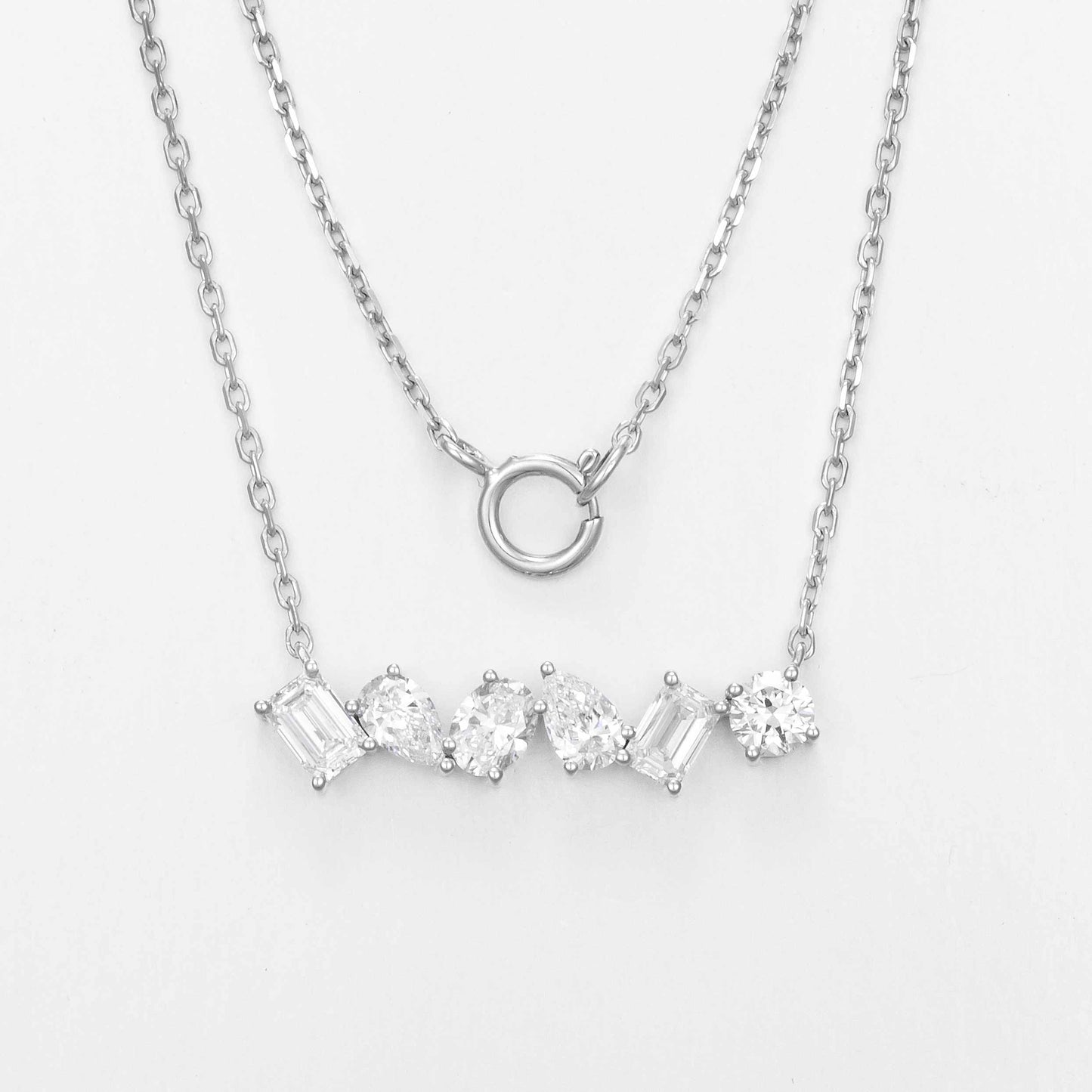 Lab Grown Diamond Necklace-ZBN0017
